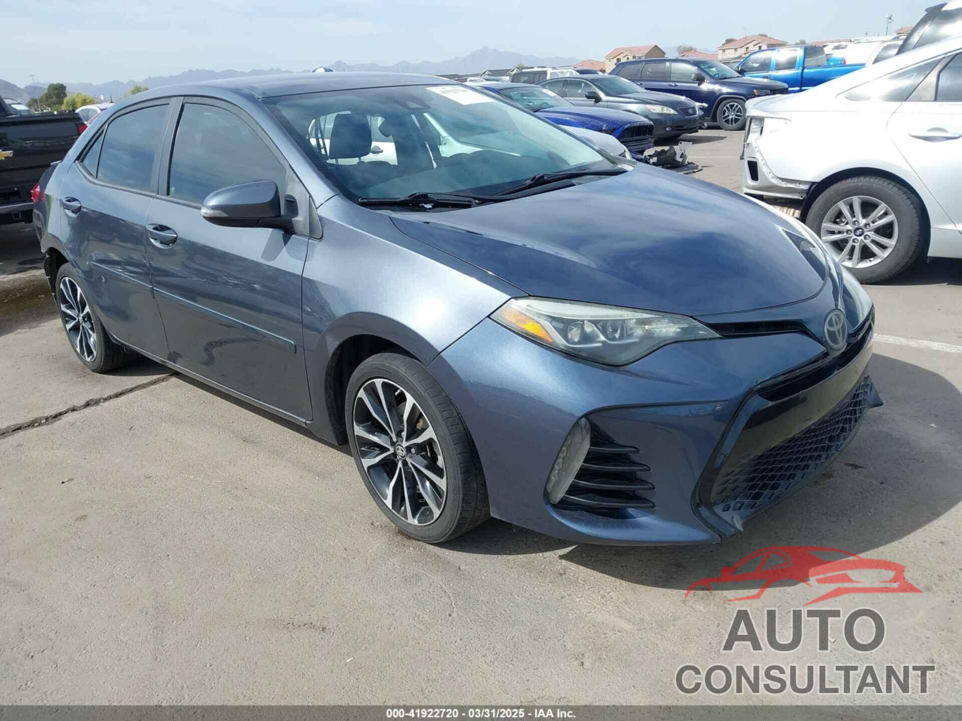 TOYOTA COROLLA 2017 - 5YFBURHE4HP589590