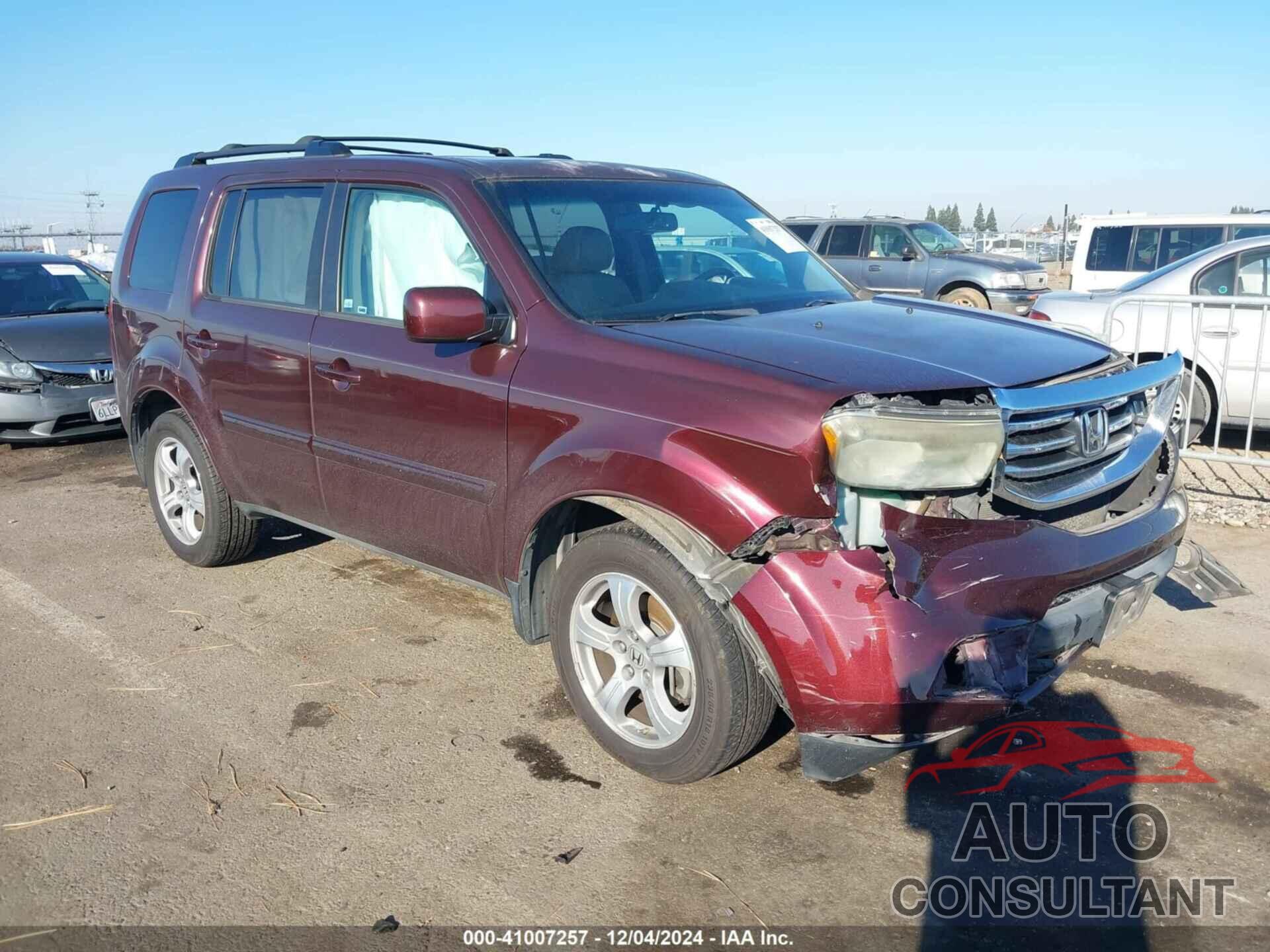 HONDA PILOT 2014 - 5FNYF3H55EB019171