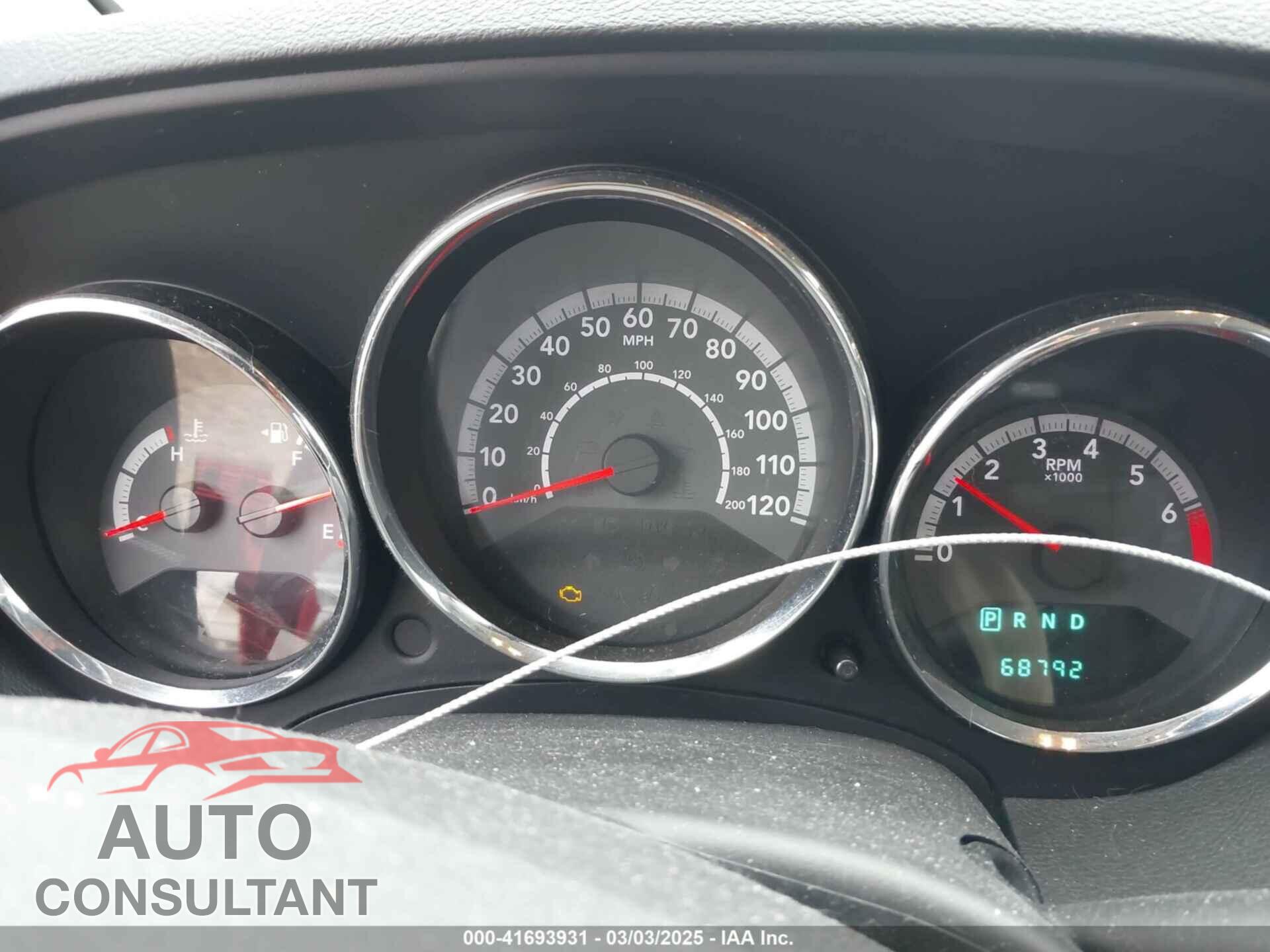 DODGE CALIBER 2012 - 1C3CDWDA8CD527664