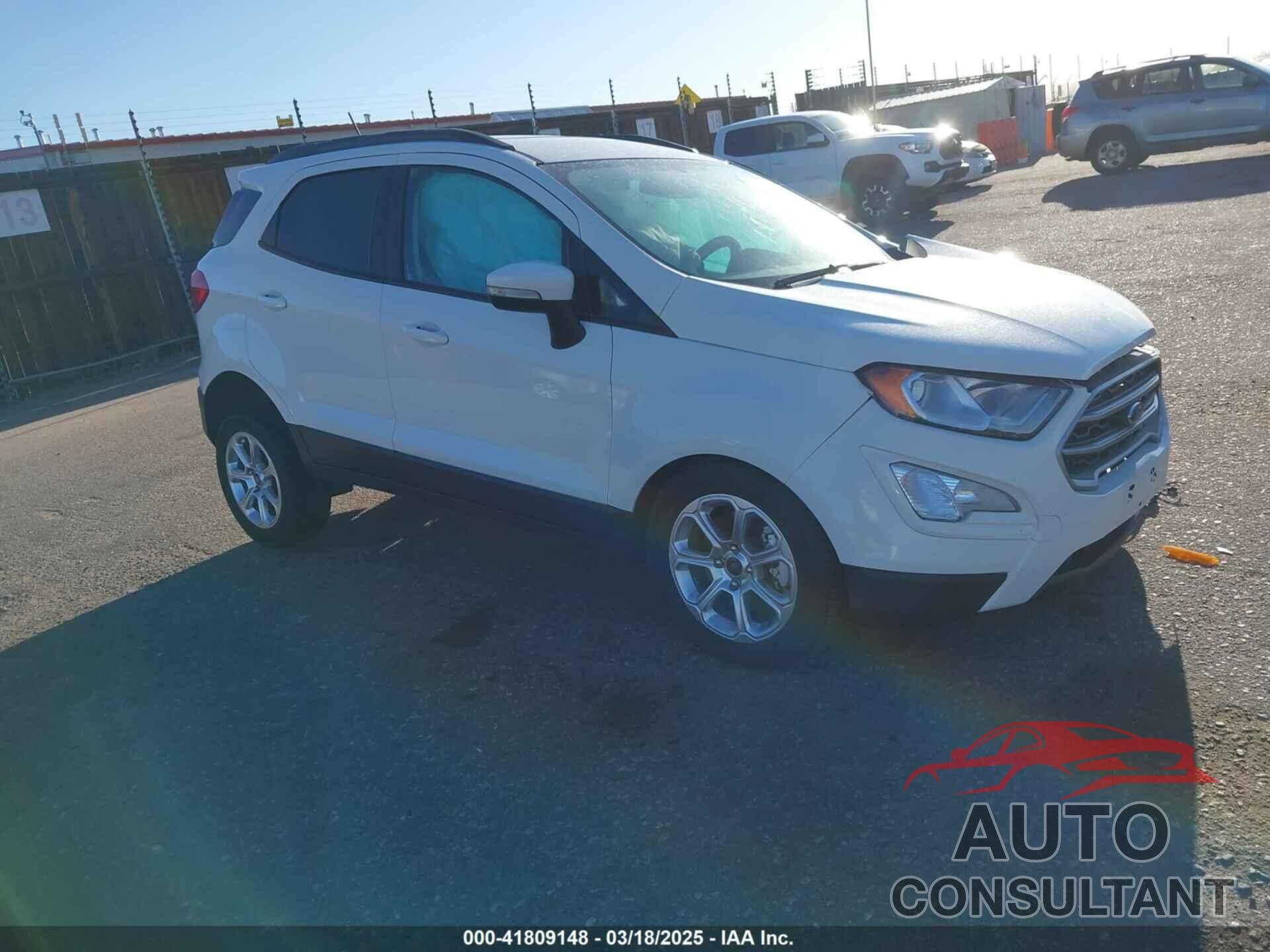 FORD ECOSPORT 2018 - MAJ6P1UL3JC238298