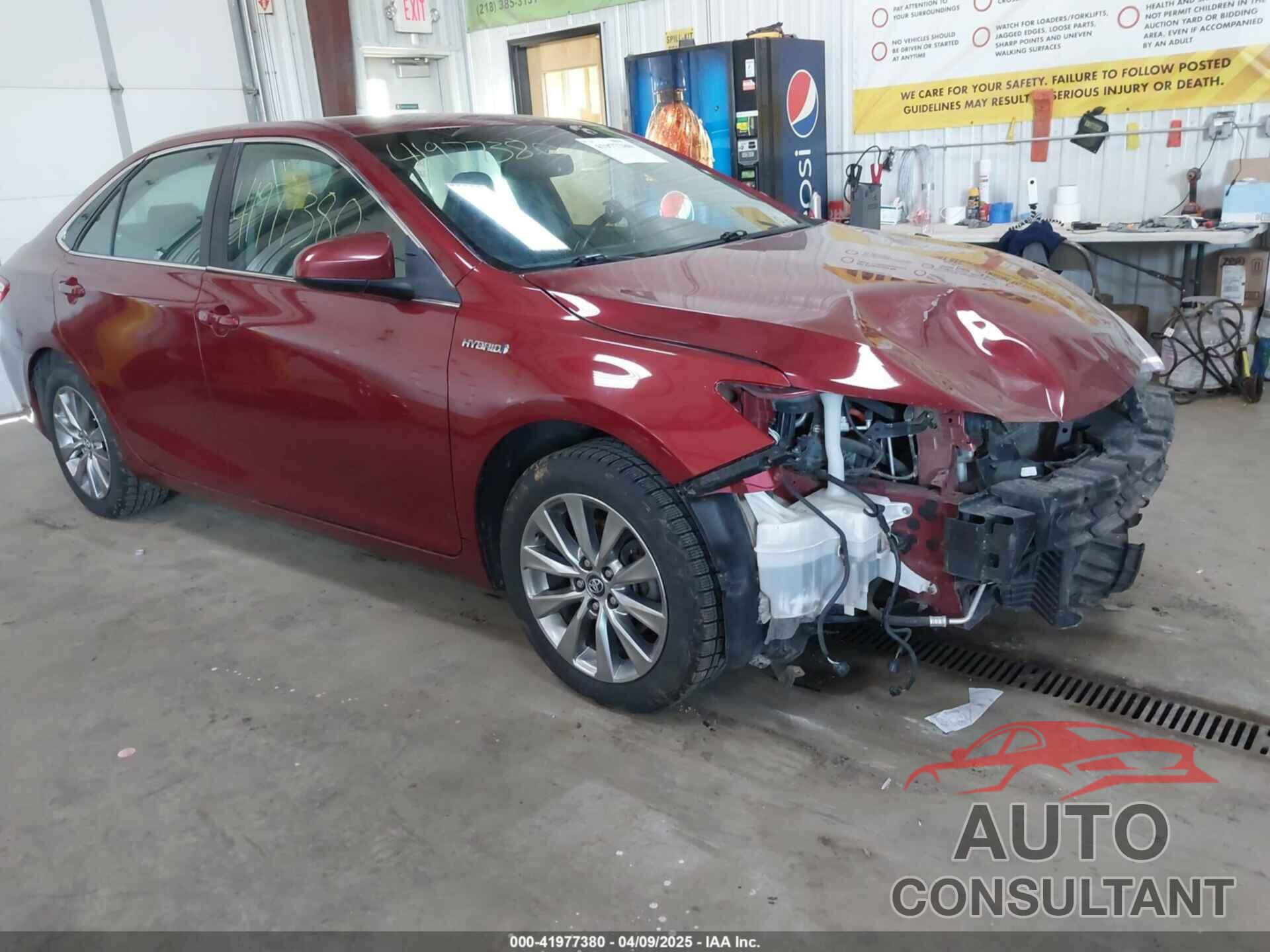 TOYOTA CAMRY HYBRID 2017 - 4T1BD1FK6HU205799