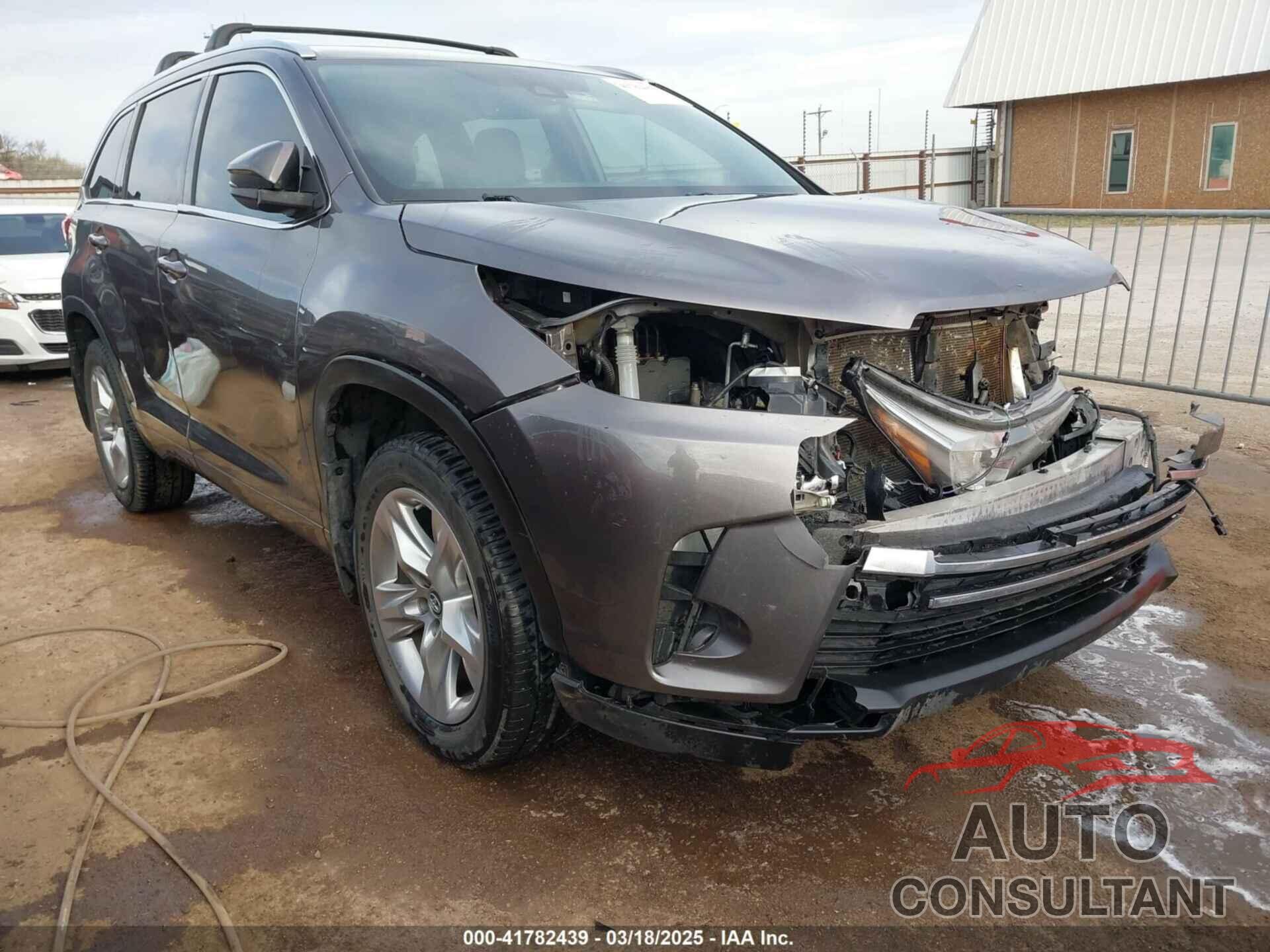 TOYOTA HIGHLANDER 2018 - 5TDYZRFHXJS247986