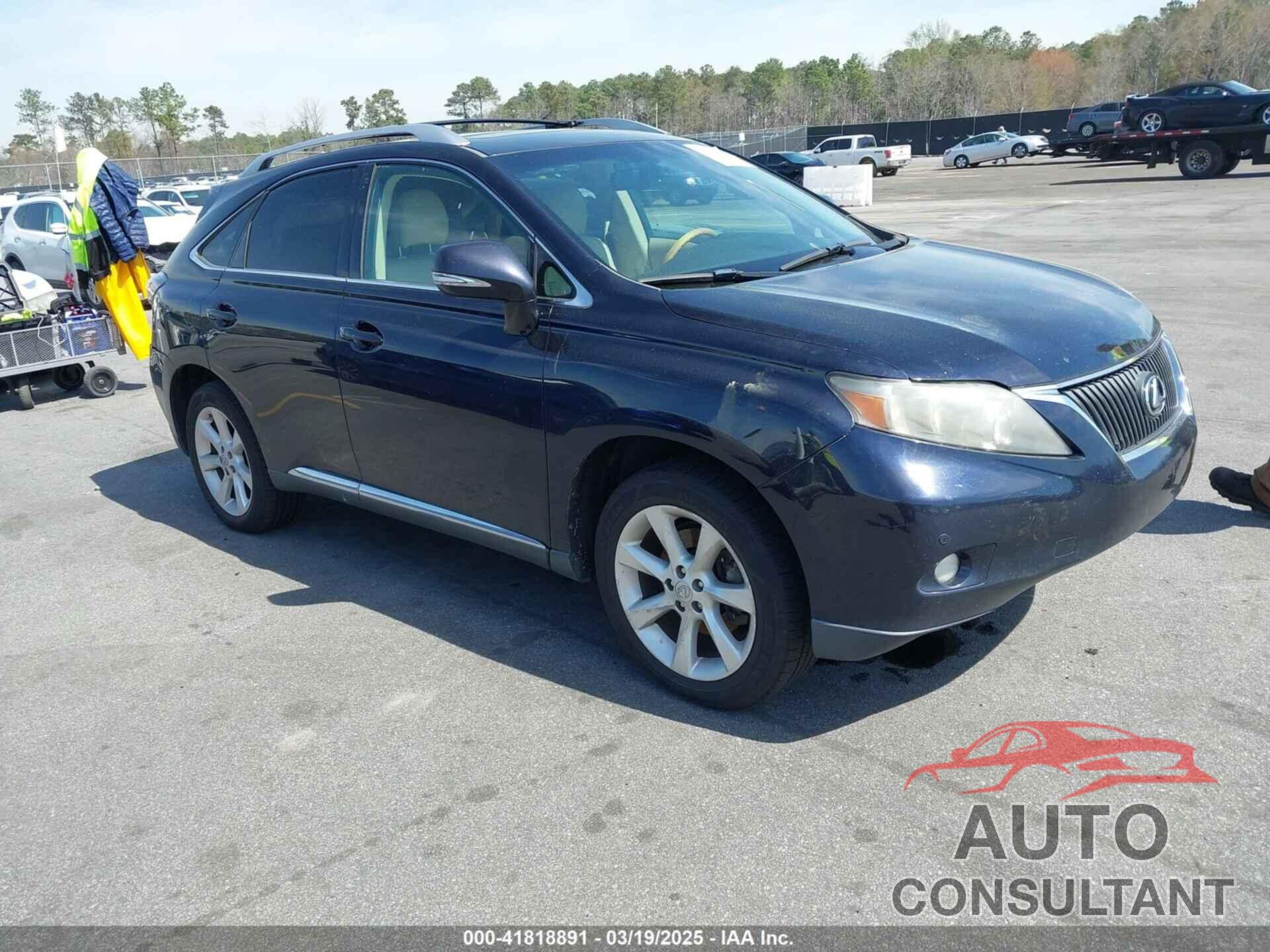 LEXUS RX 350 2010 - 2T2ZK1BA2AC036109