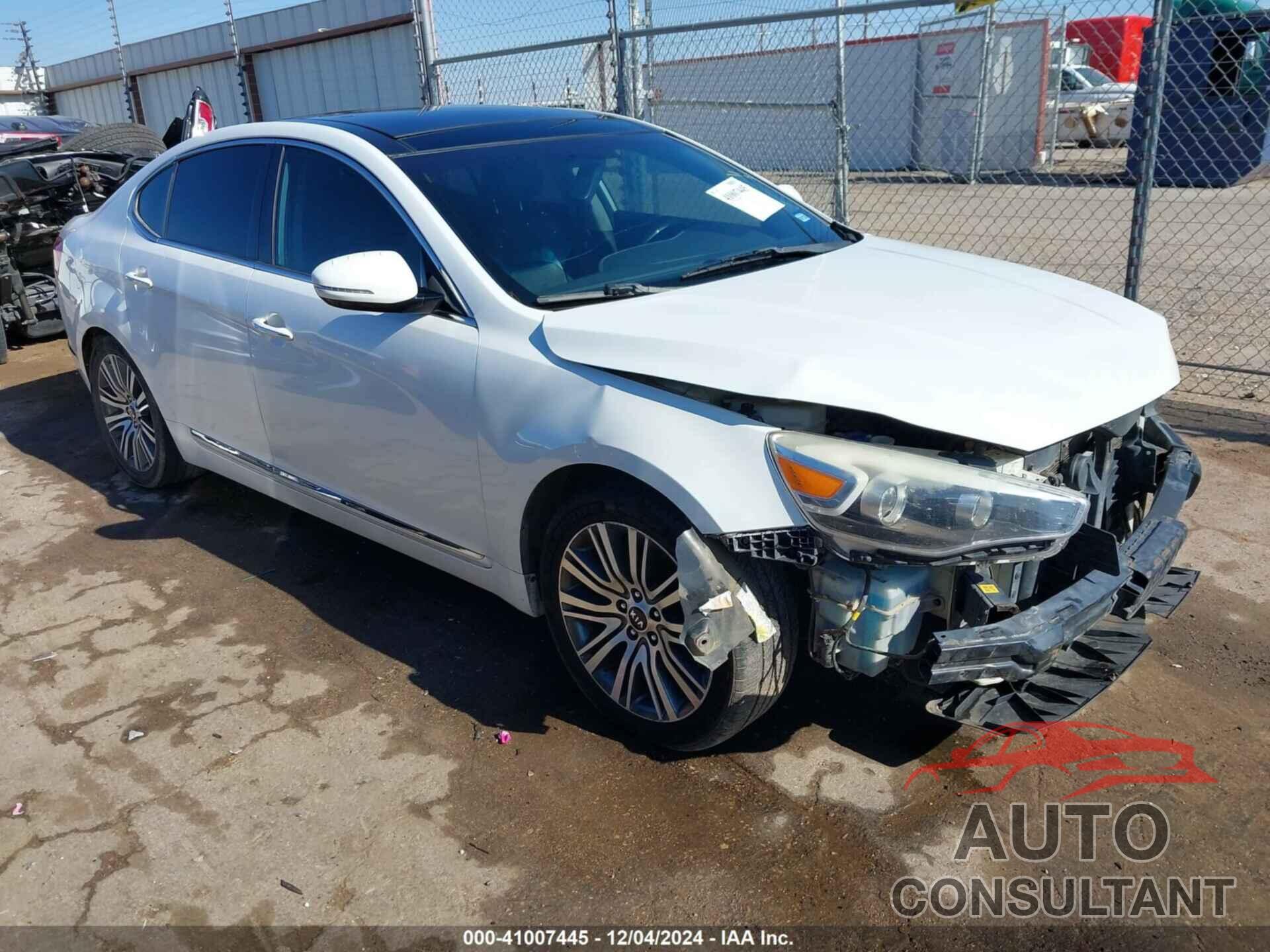 KIA CADENZA 2016 - KNALN4D70G5216311