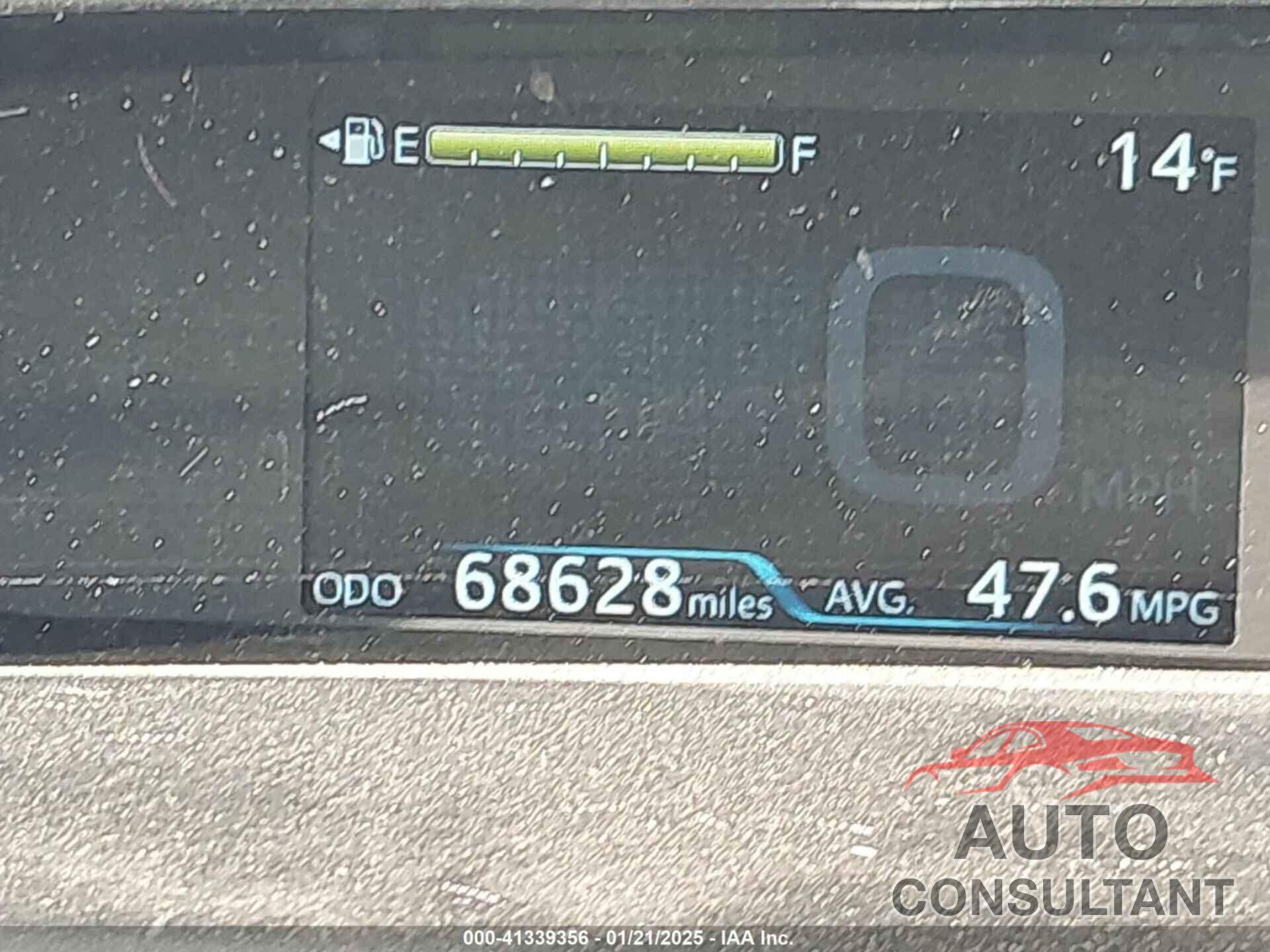 TOYOTA PRIUS 2019 - JTDL9RFU5K3002801