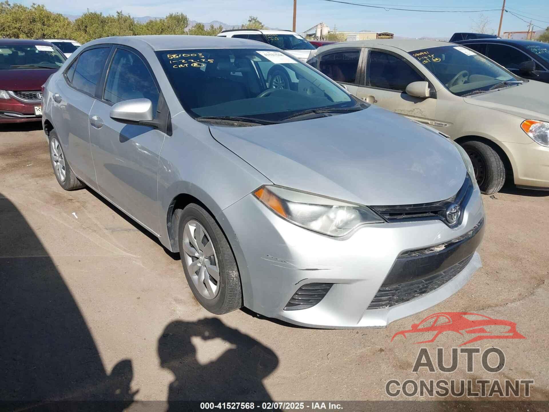 TOYOTA COROLLA 2015 - 5YFBURHE2FP292847