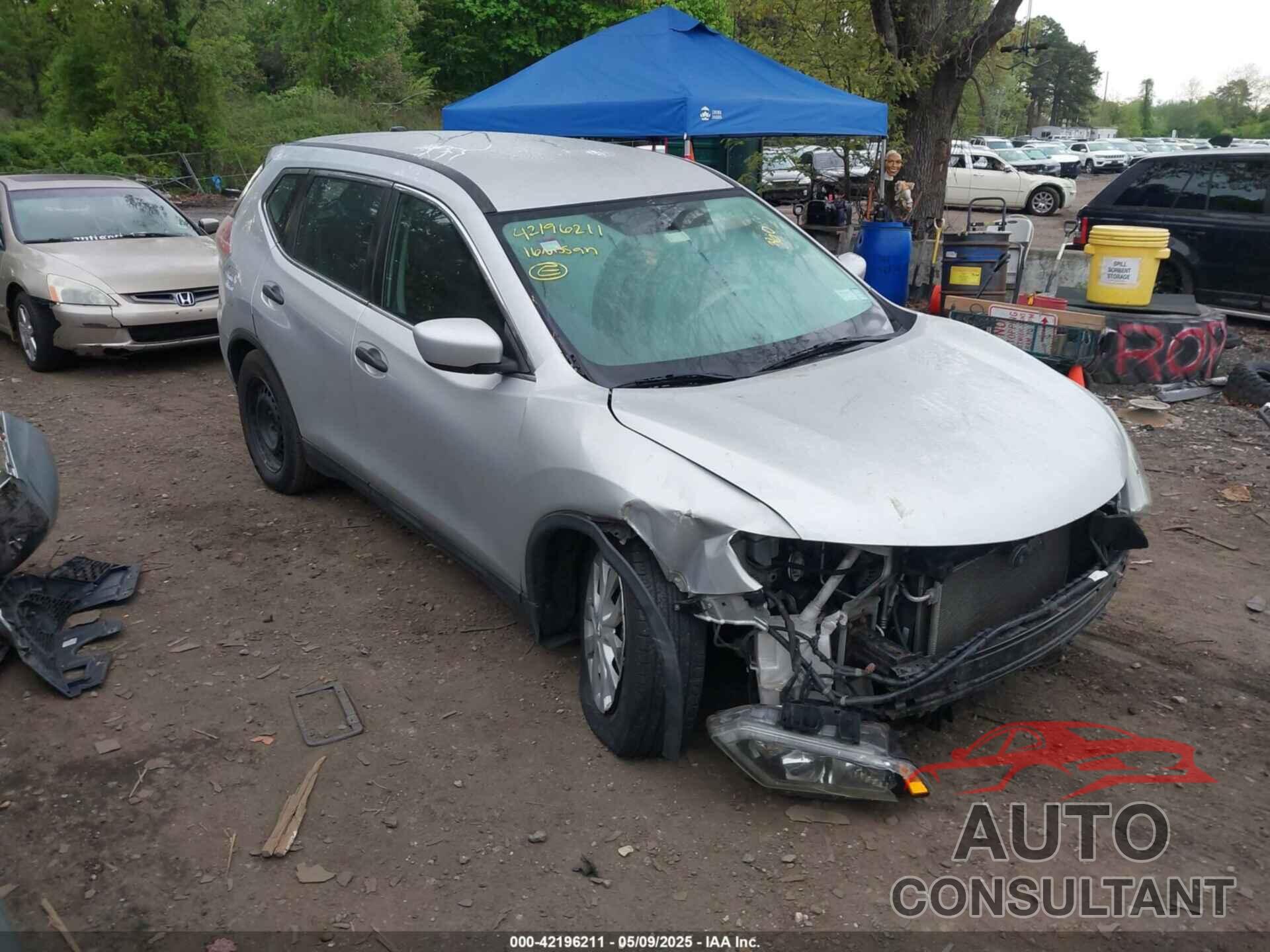NISSAN ROGUE 2016 - 5N1AT2MVXGC780896