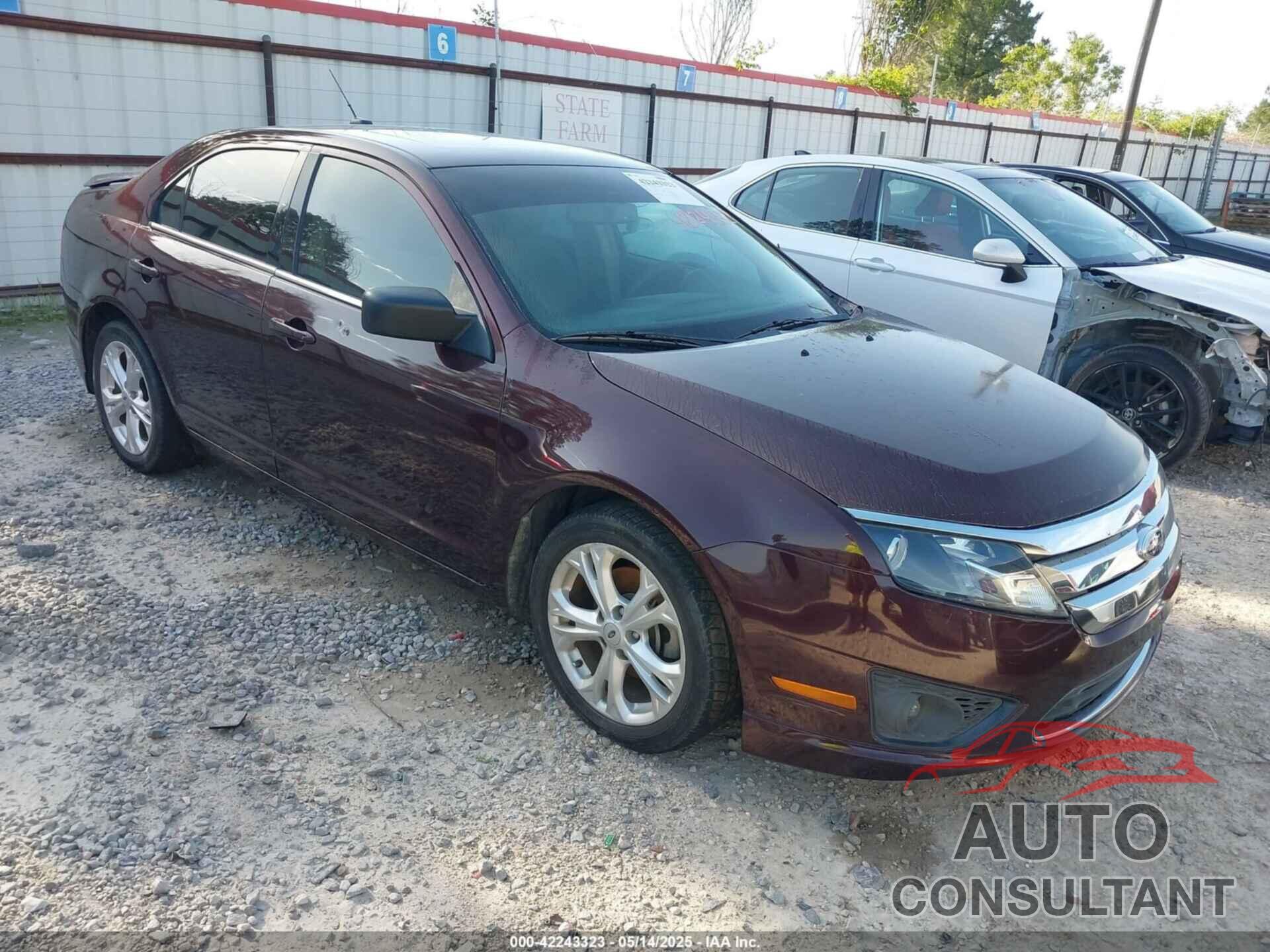 FORD FUSION 2012 - 3FAHP0HA2CR347951