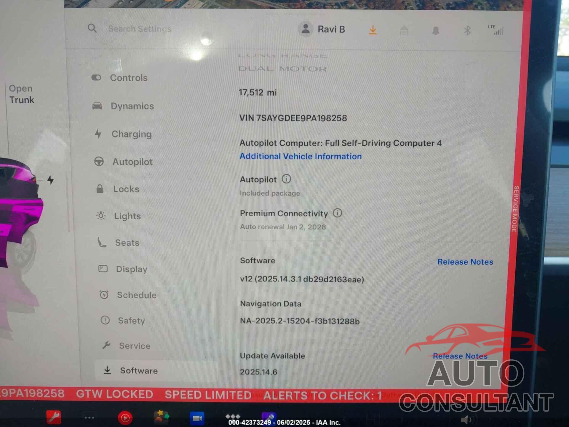 TESLA MODEL Y 2023 - 7SAYGDEE9PA198258