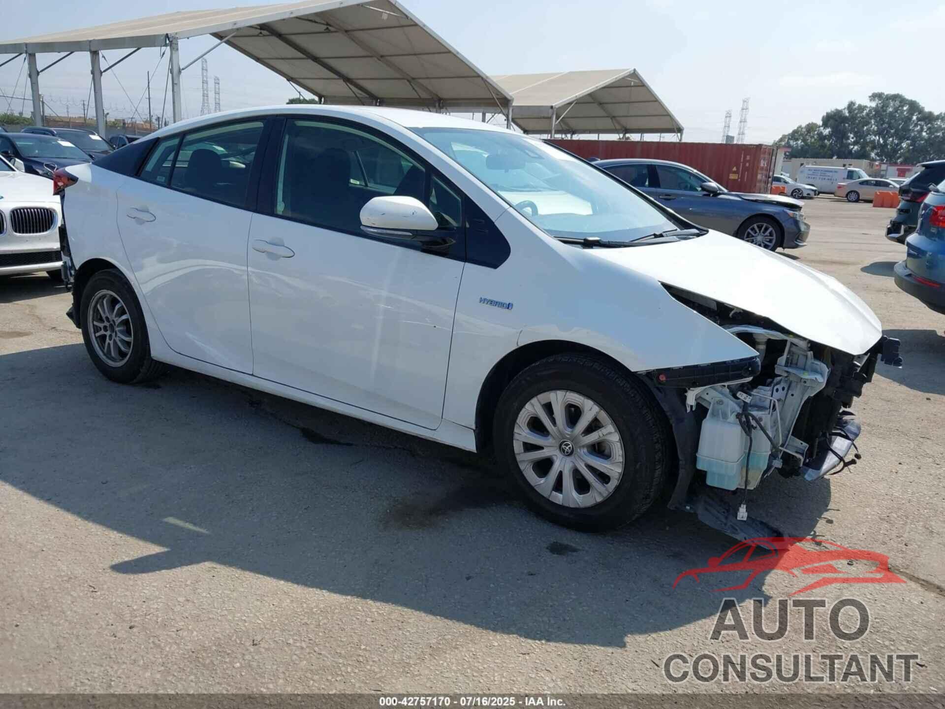 TOYOTA PRIUS 2019 - JTDKARFU4K3086919