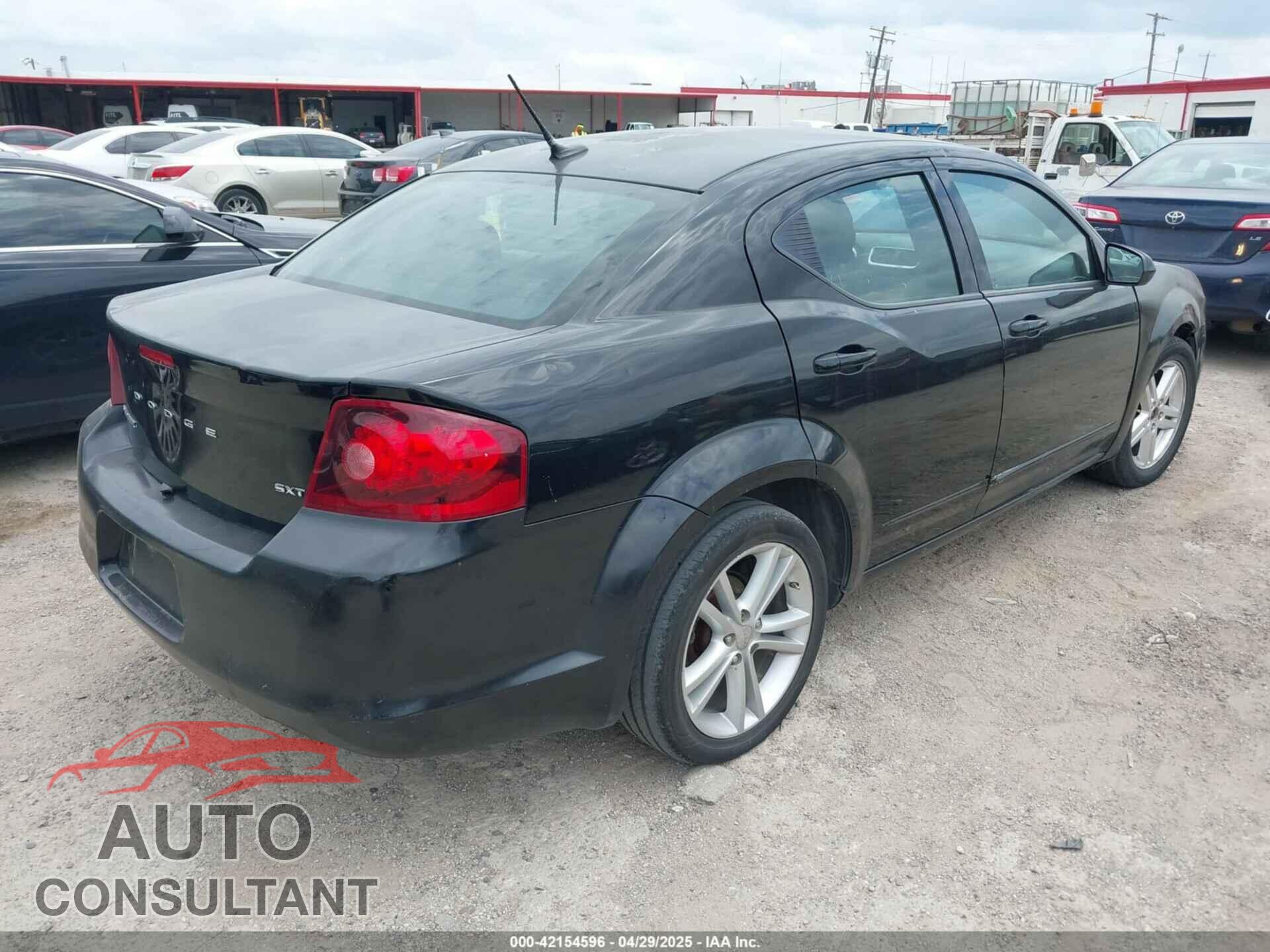 DODGE AVENGER 2013 - 1C3CDZCB8DN590965