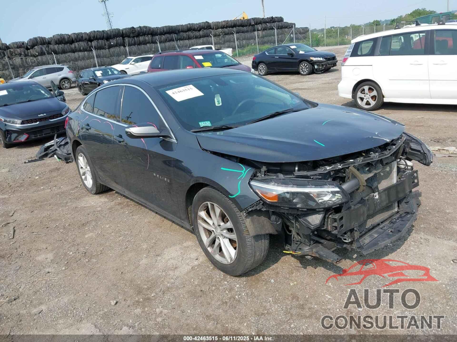 CHEVROLET MALIBU 2017 - 1G1ZE5ST9HF105750