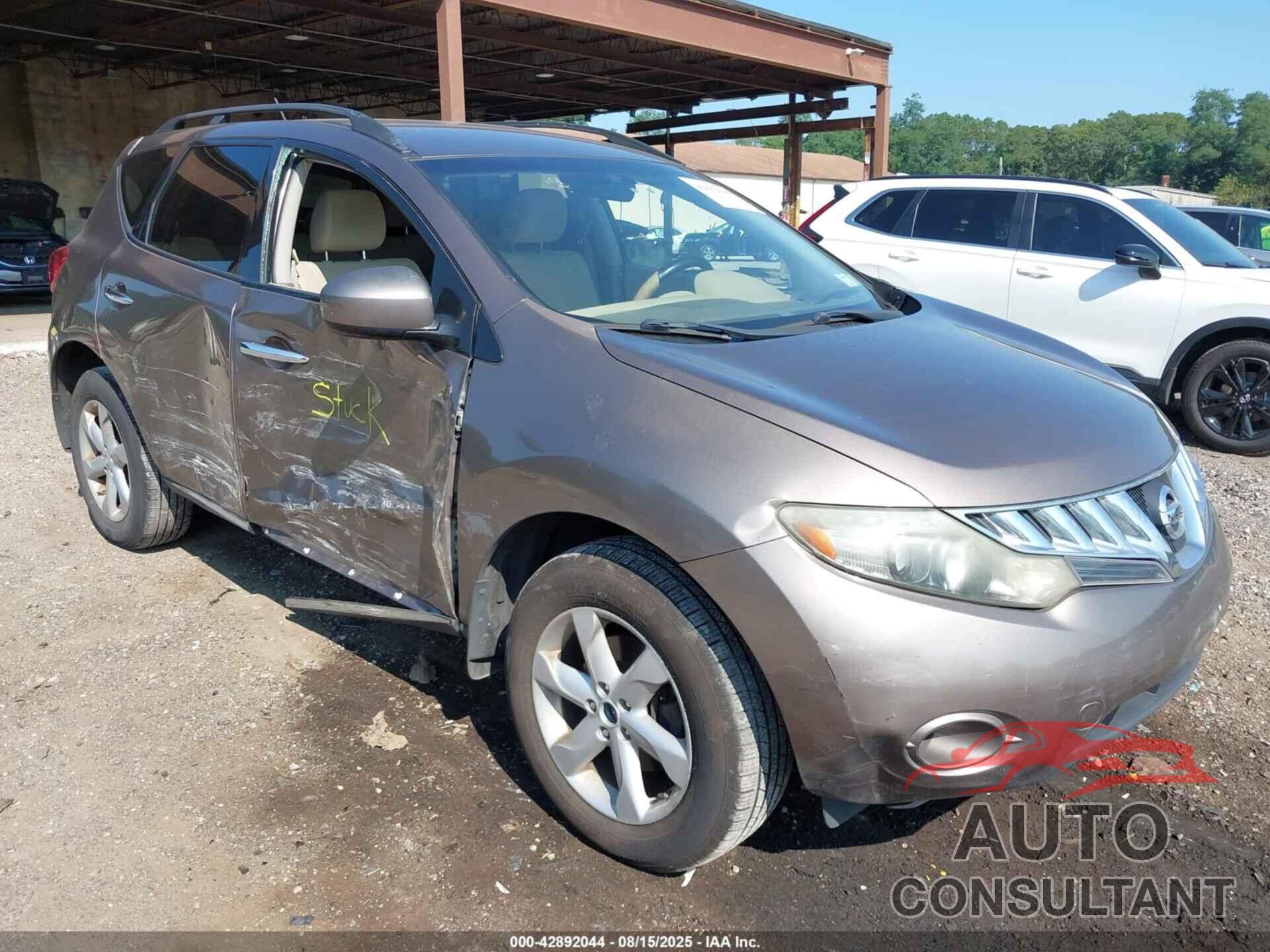 NISSAN MURANO 2009 - JN8AZ18W79W136830