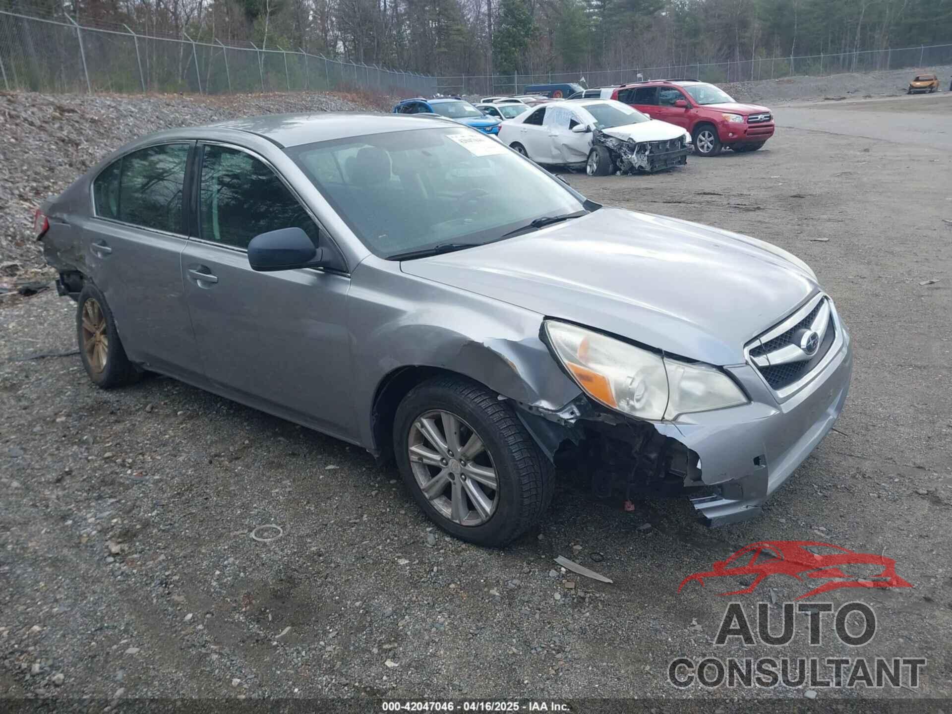 SUBARU LEGACY 2011 - 4S3BMBA60B3247760
