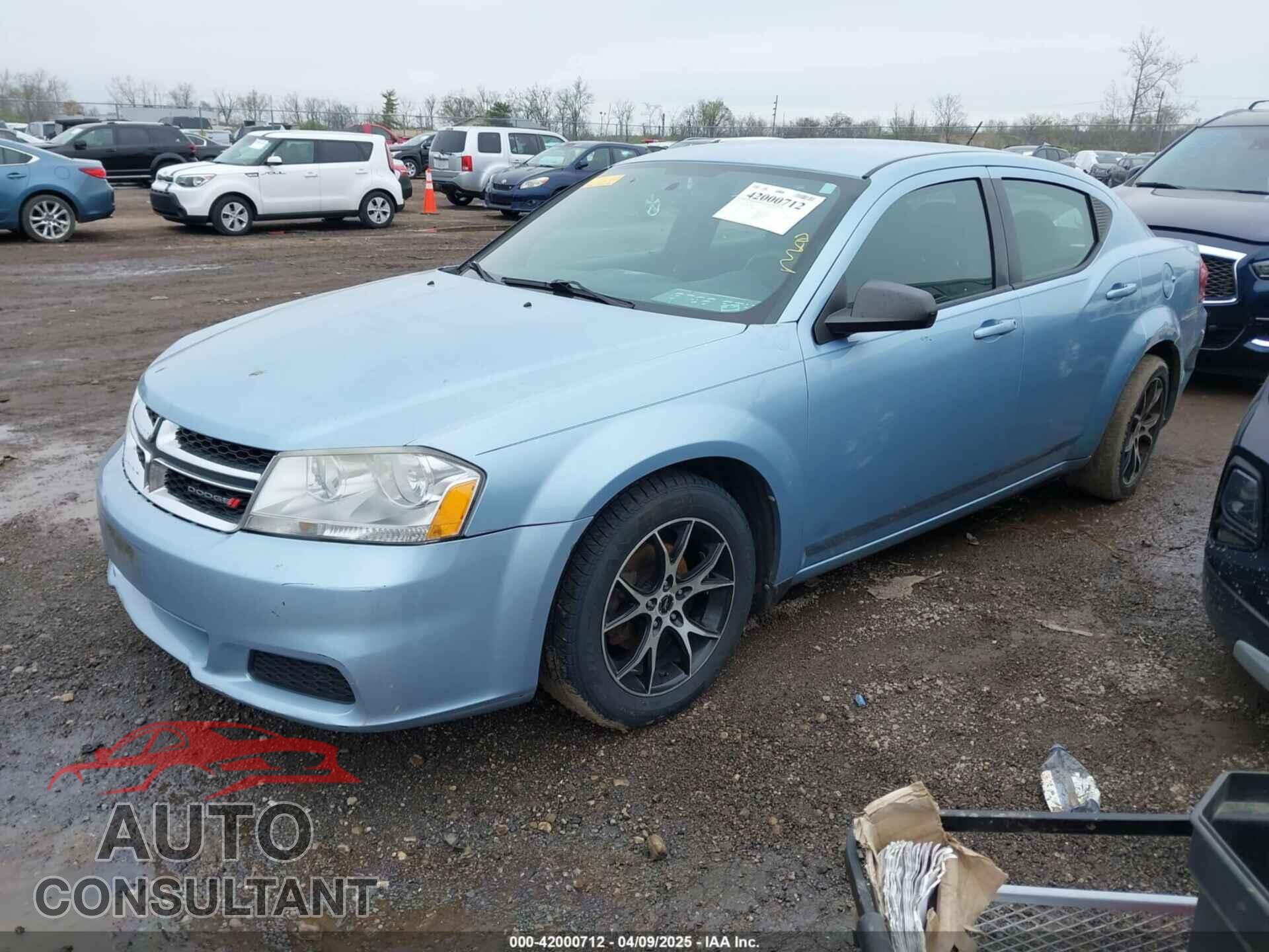 DODGE AVENGER 2013 - 1C3CDZAB1DN610699