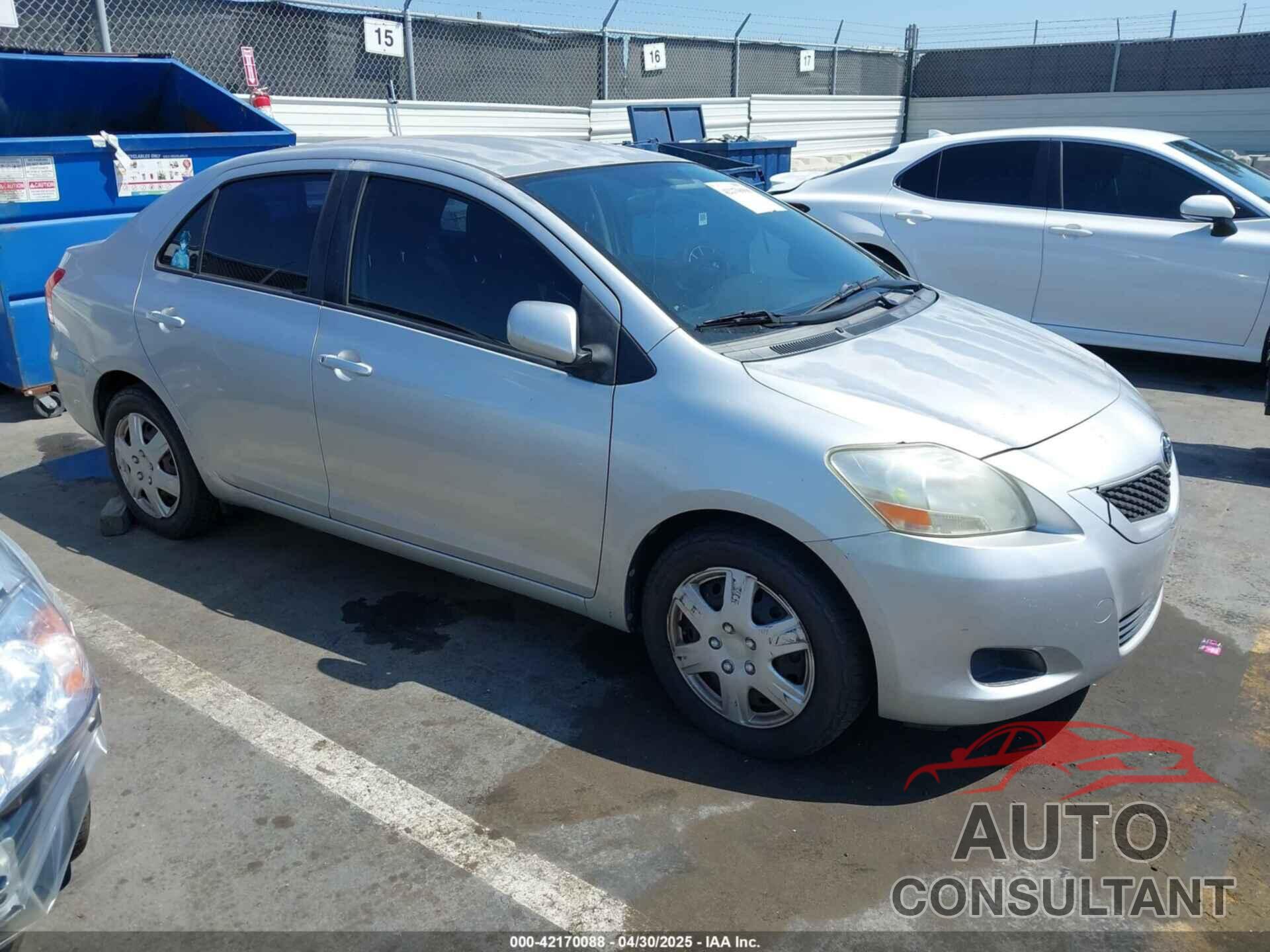TOYOTA YARIS 2012 - JTDBT4K37C1417287