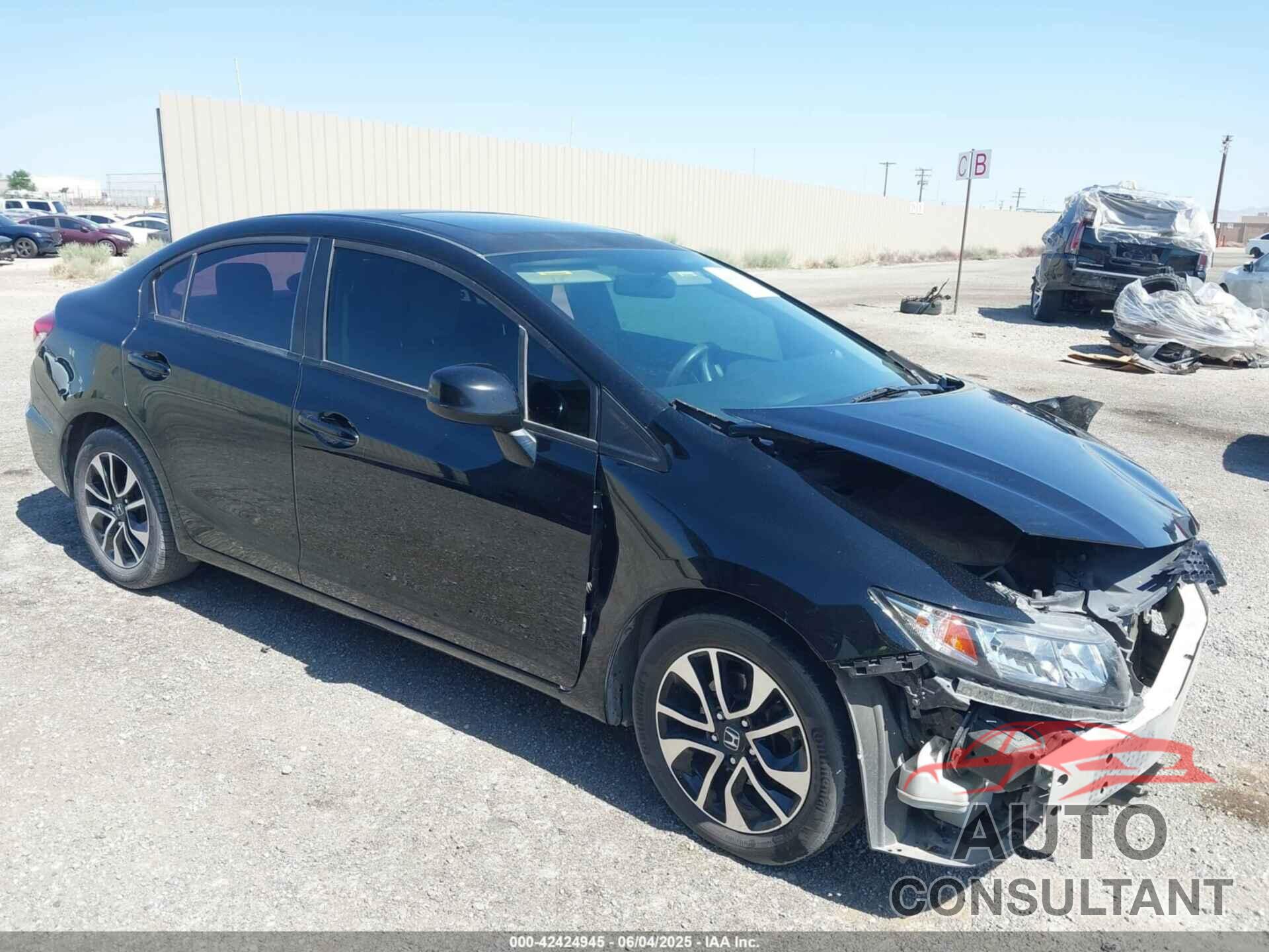HONDA CIVIC 2013 - 19XFB2F83DE279762
