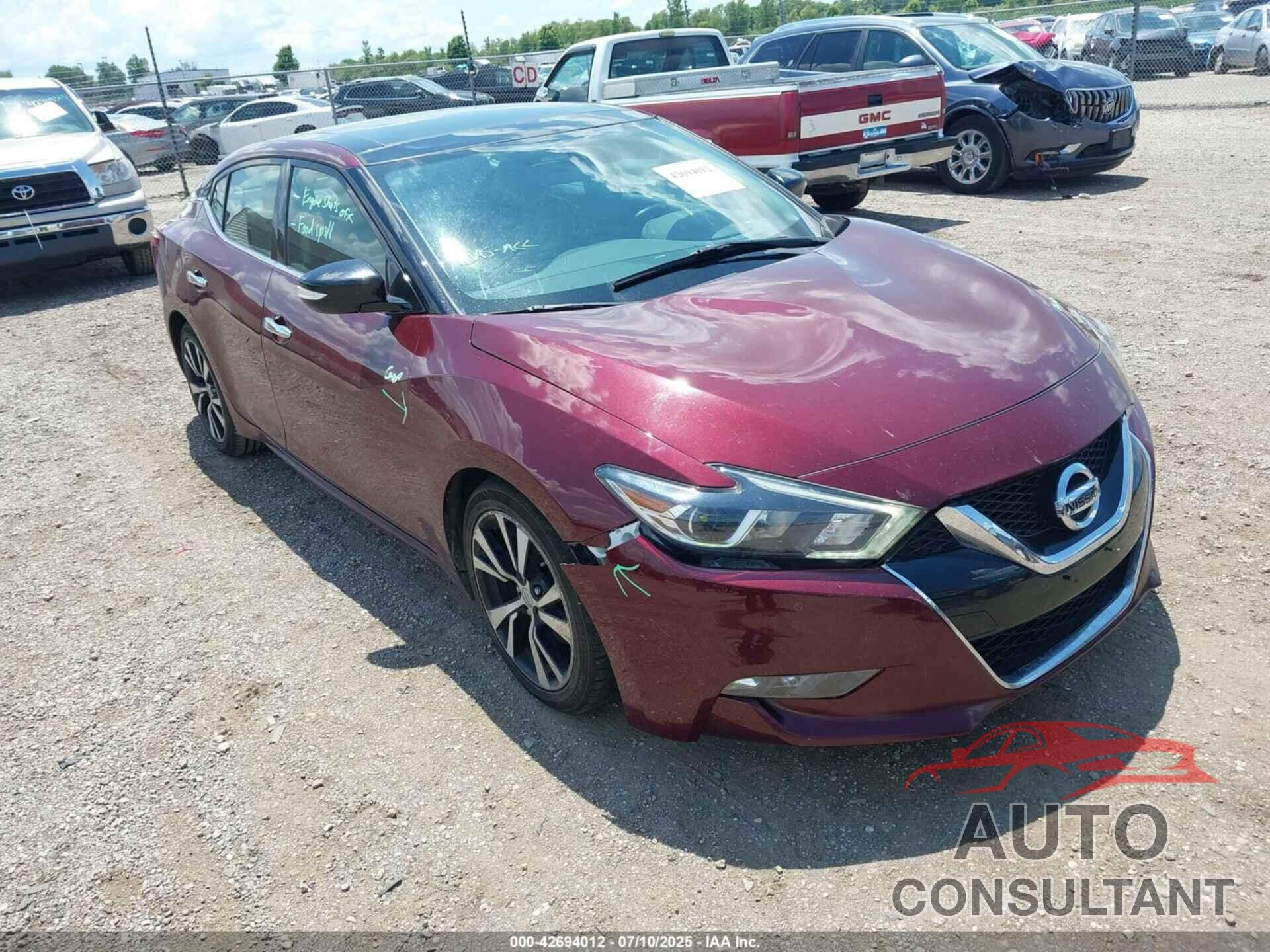 NISSAN MAXIMA 2018 - 1N4AA6AP4JC366579