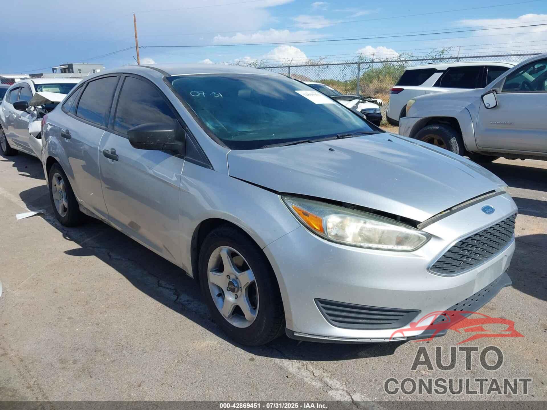 FORD FOCUS 2017 - 1FADP3E22HL276687