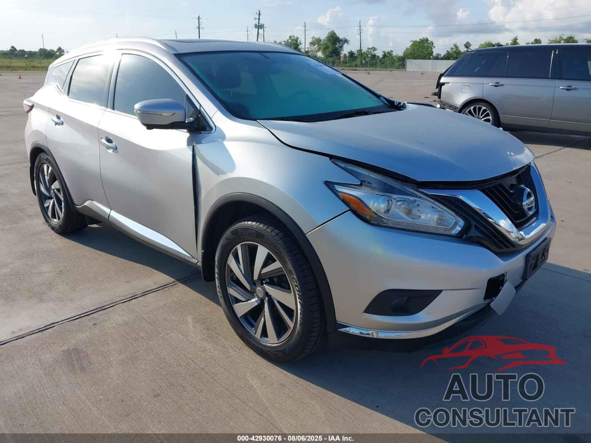 NISSAN MURANO 2015 - 5N1AZ2MG7FN224435