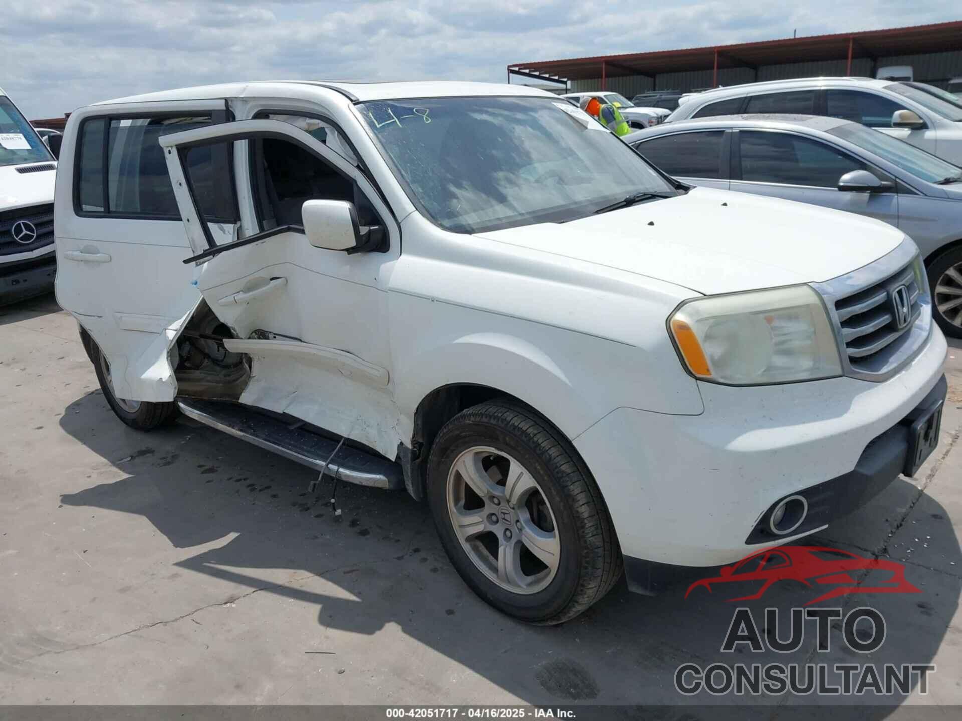 HONDA PILOT 2014 - 5FNYF3H54EB003933