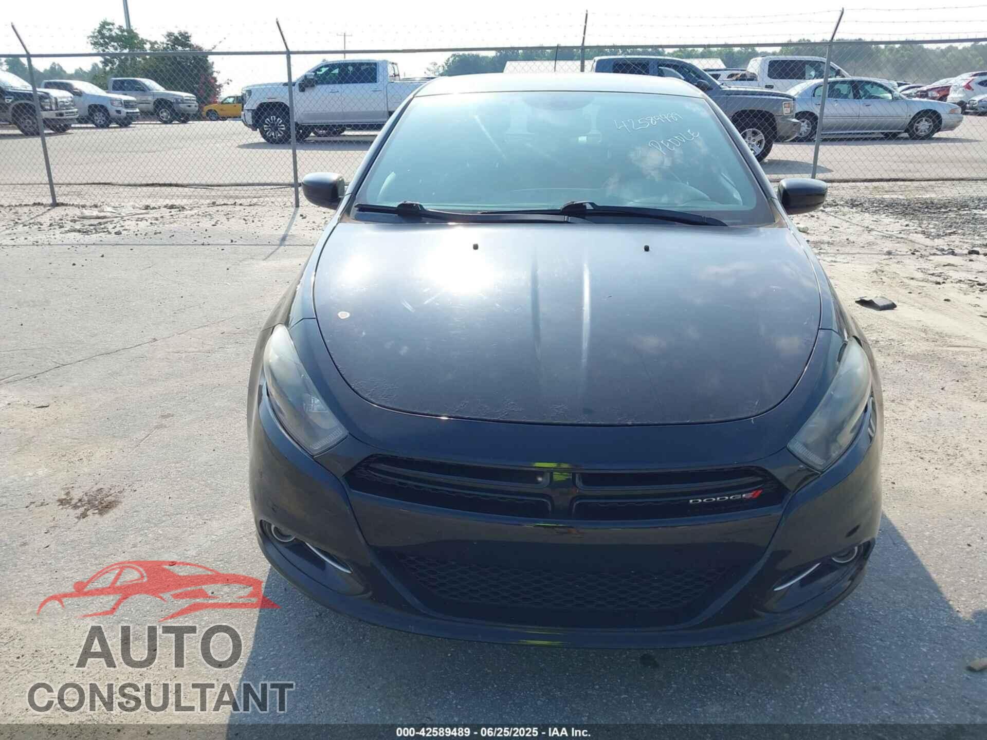 DODGE DART 2013 - 1C3CDFBA9DD157992