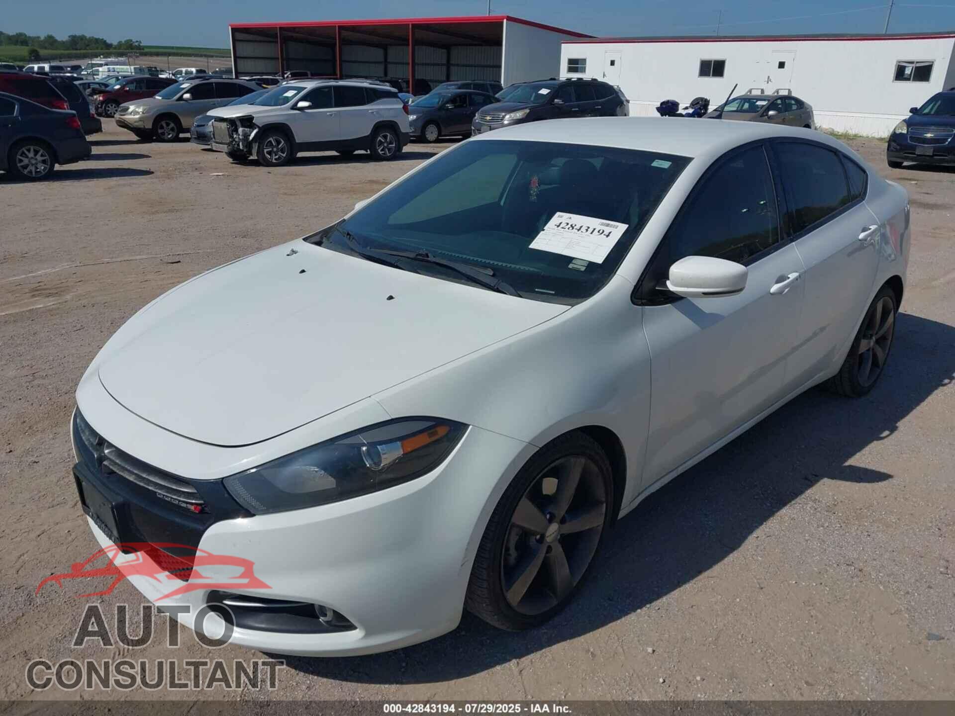DODGE DART 2014 - 1C3CDFEB0ED921279