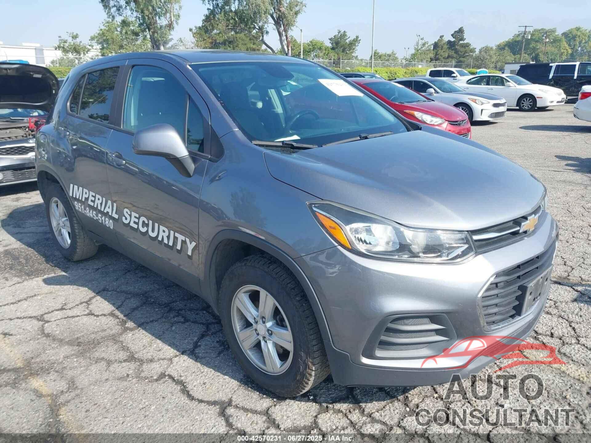 CHEVROLET TRAX 2020 - 3GNCJNSB9LL333611