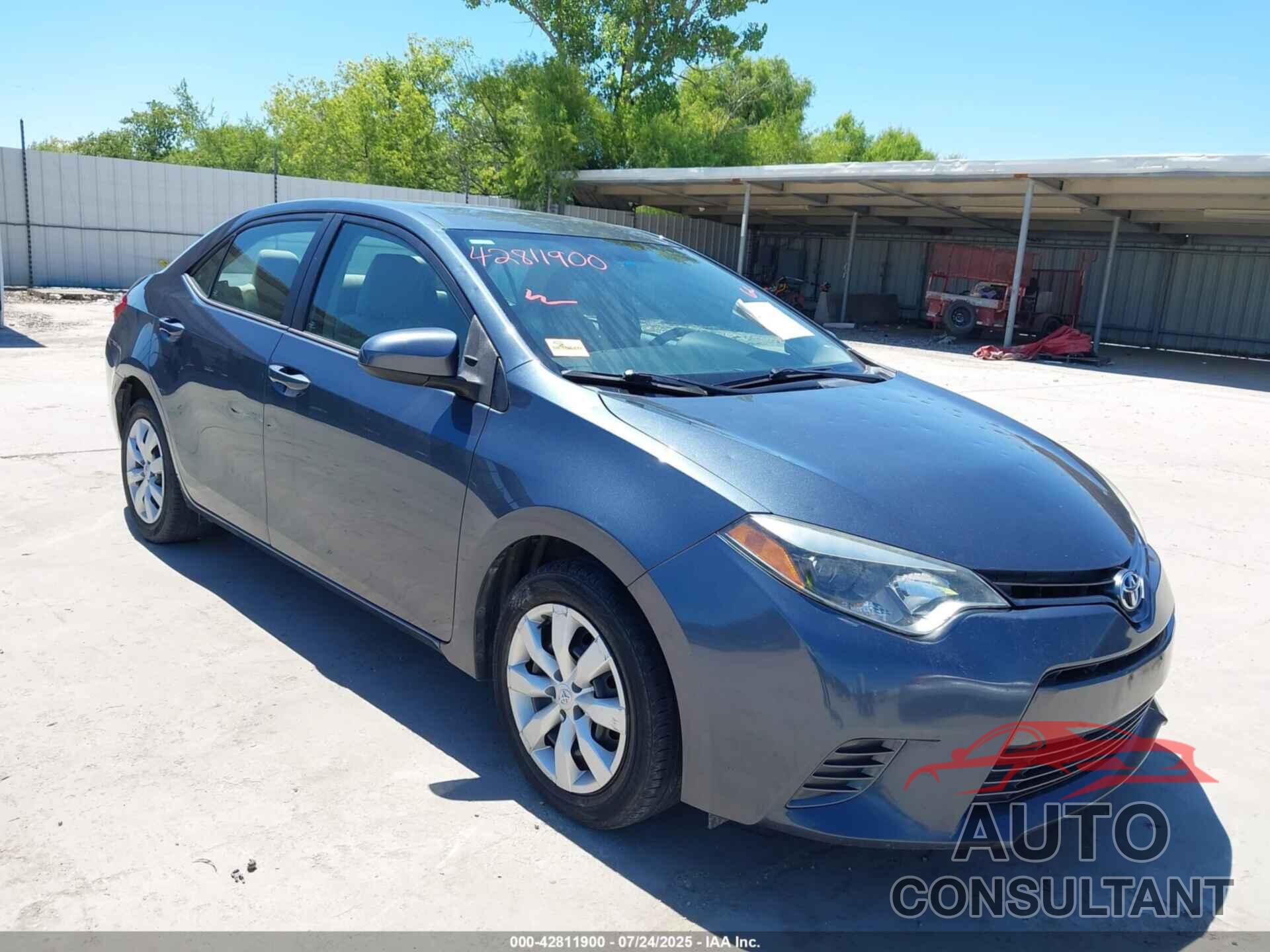 TOYOTA COROLLA 2016 - 2T1BURHE2GC564427