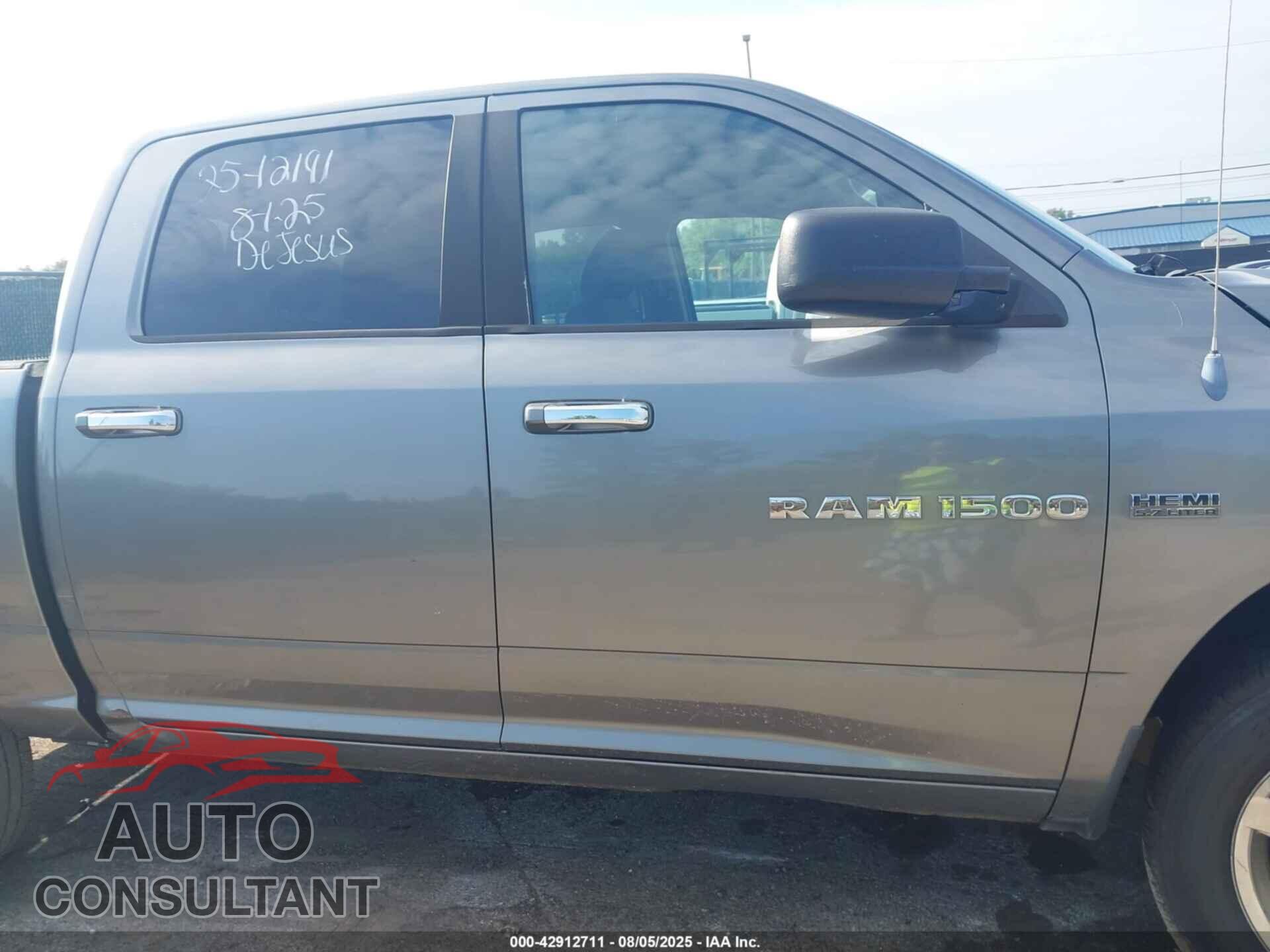 RAM 1500 2012 - 1C6RD7LT5CS290696