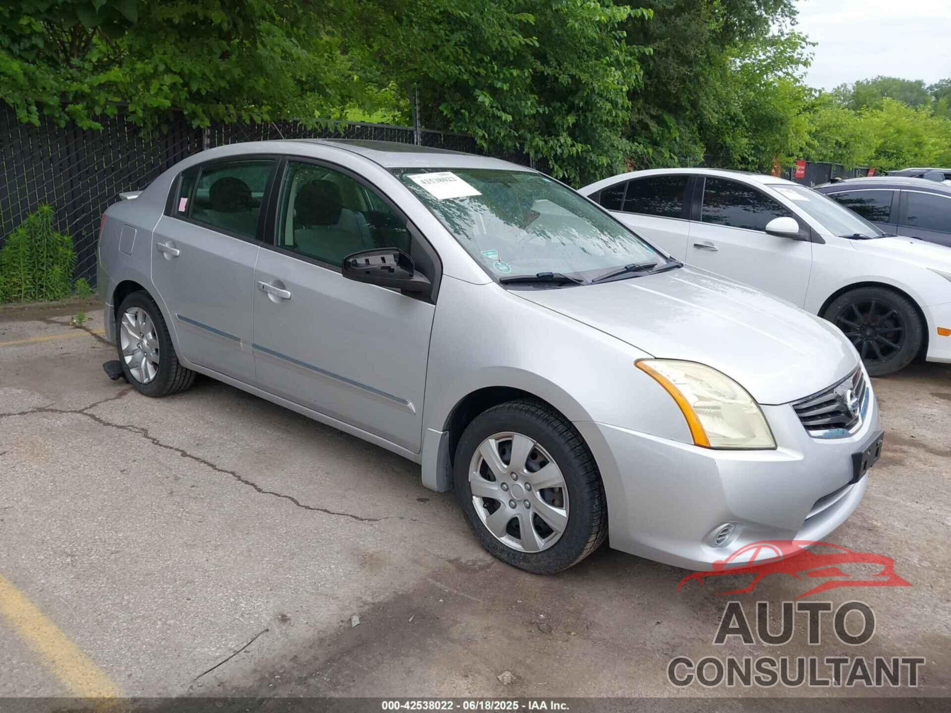NISSAN SENTRA 2012 - 3N1AB6AP6CL655481