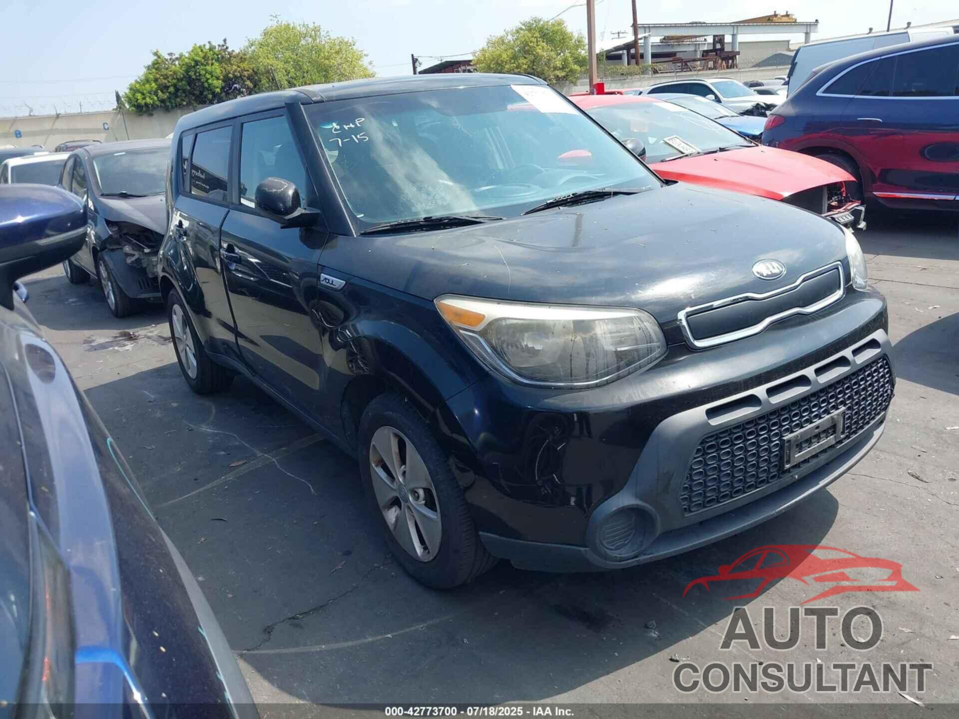 KIA SOUL 2015 - KNDJN2A23F7766855