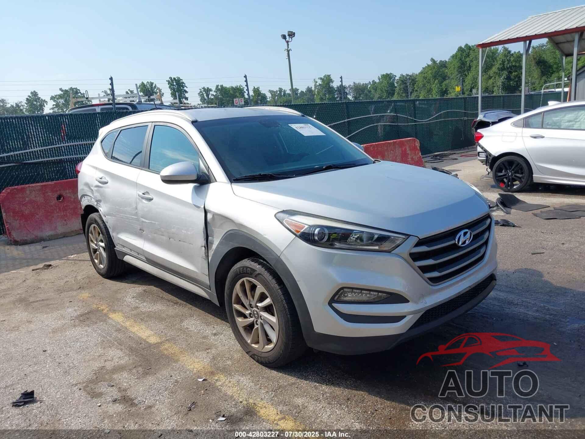 HYUNDAI TUCSON 2017 - KM8J3CA46HU423938