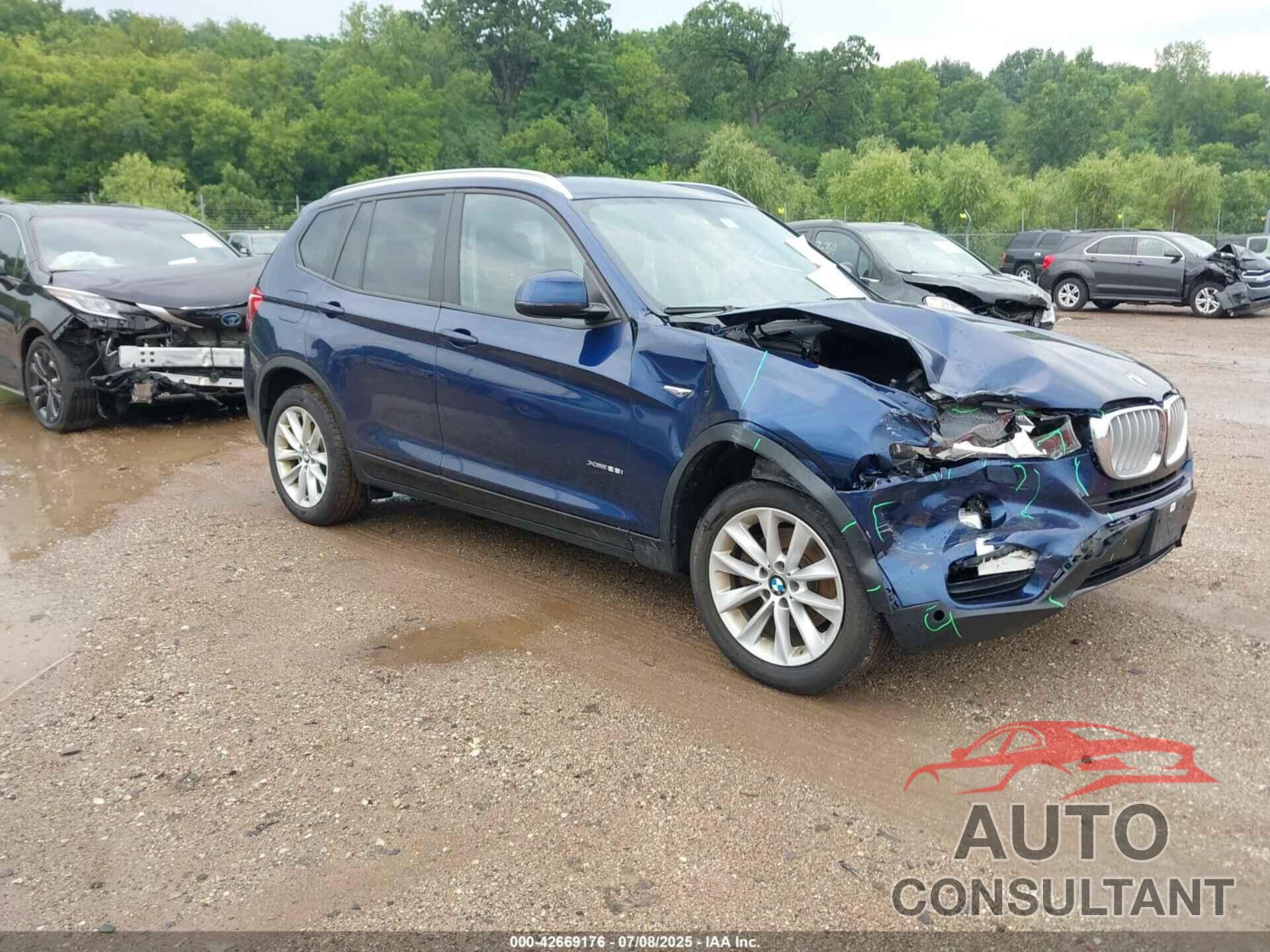 BMW X3 2017 - 5UXWX9C31H0T19286