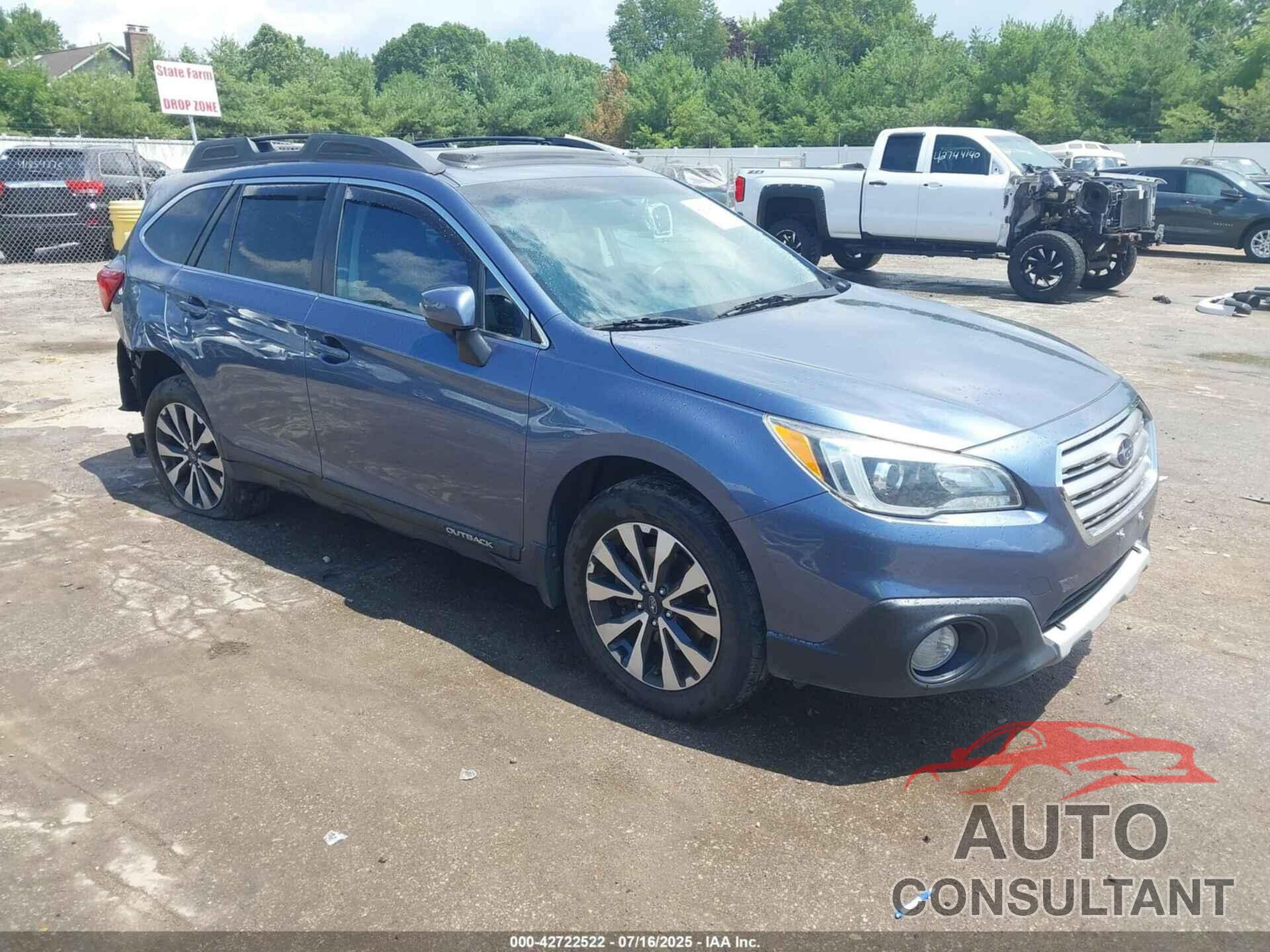 SUBARU OUTBACK 2015 - 4S4BSELC9F3265475