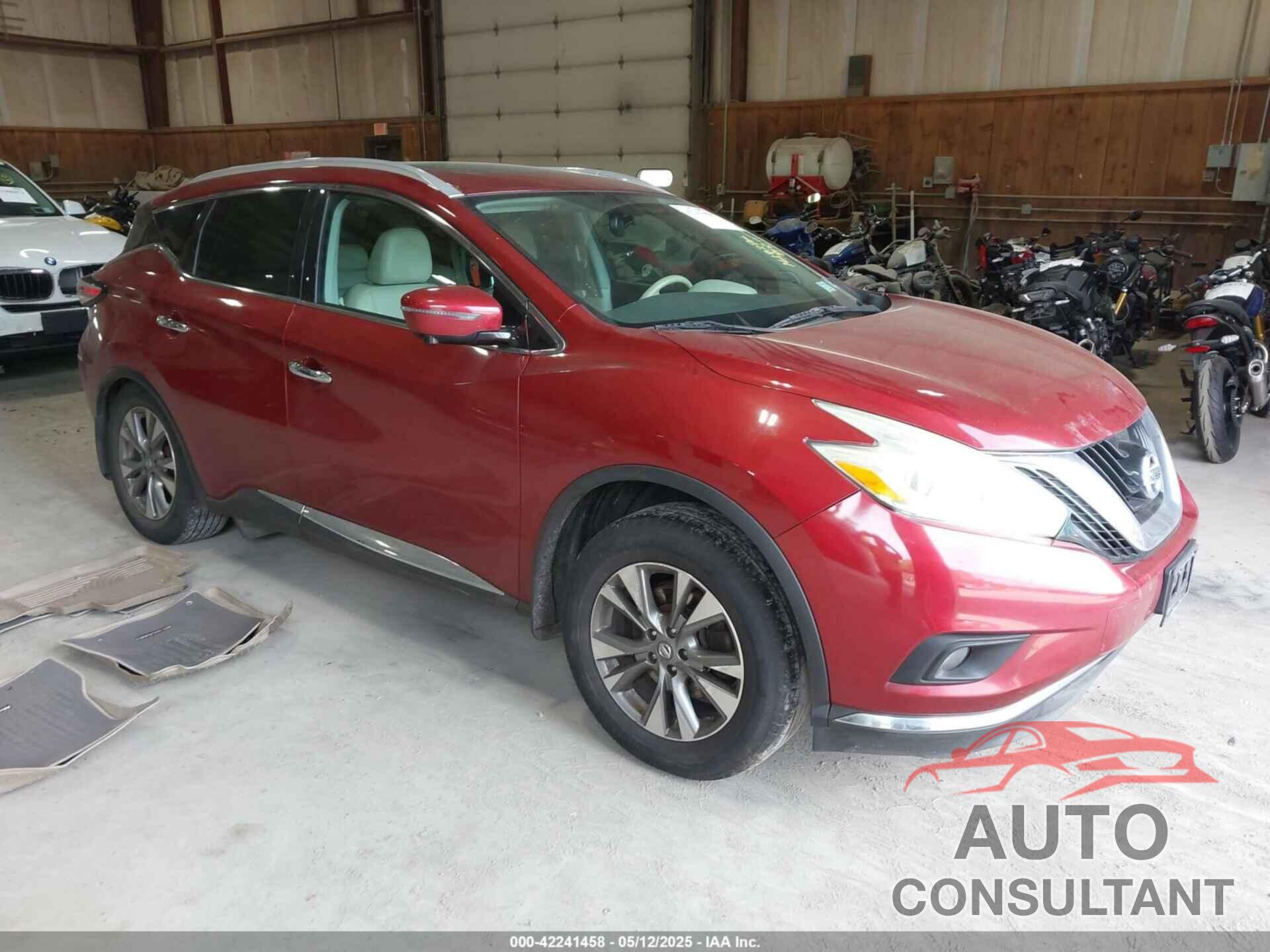 NISSAN MURANO 2016 - 5N1AZ2MHXGN116160