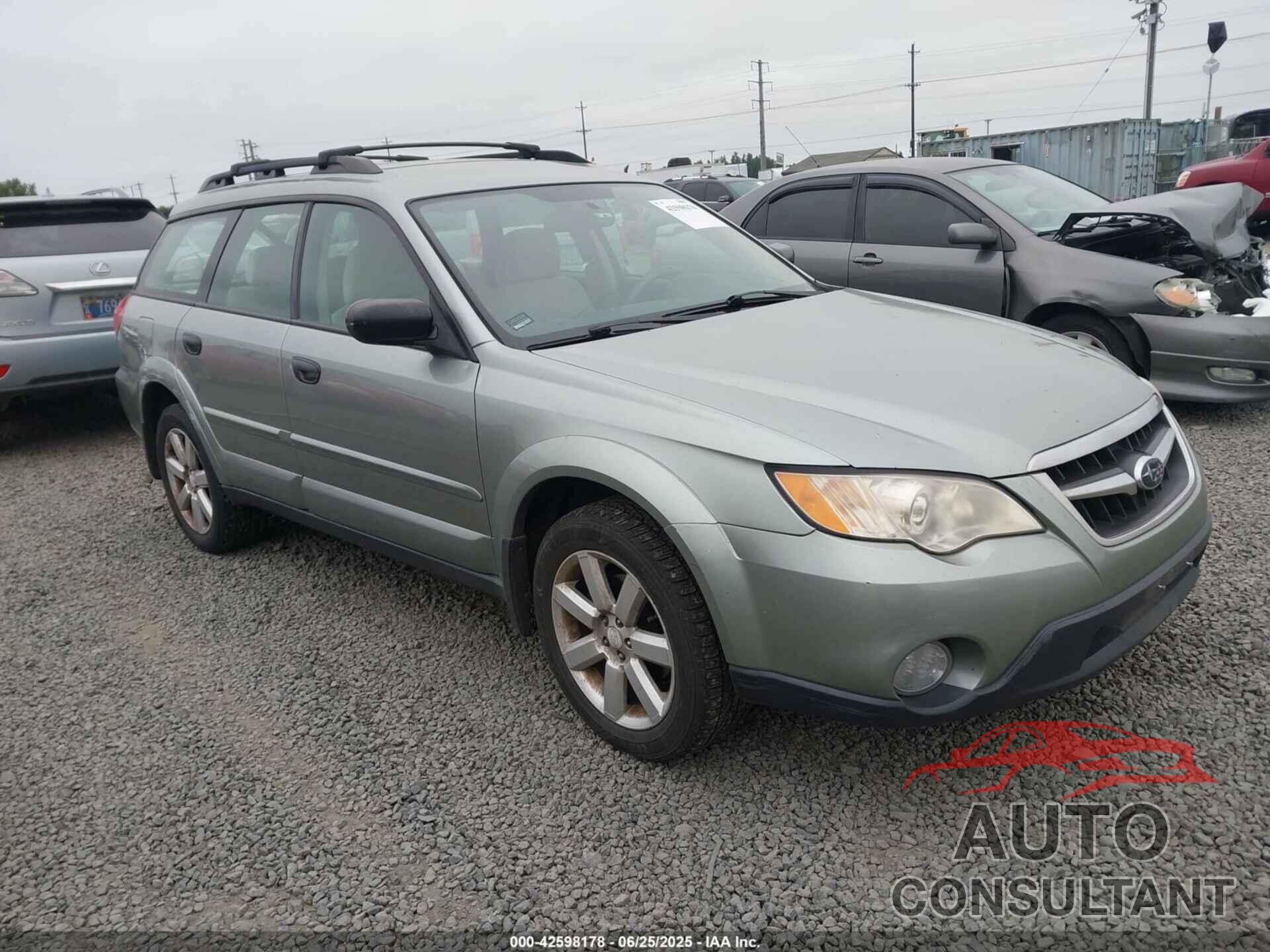 SUBARU OUTBACK 2009 - 4S4BP61C197347966