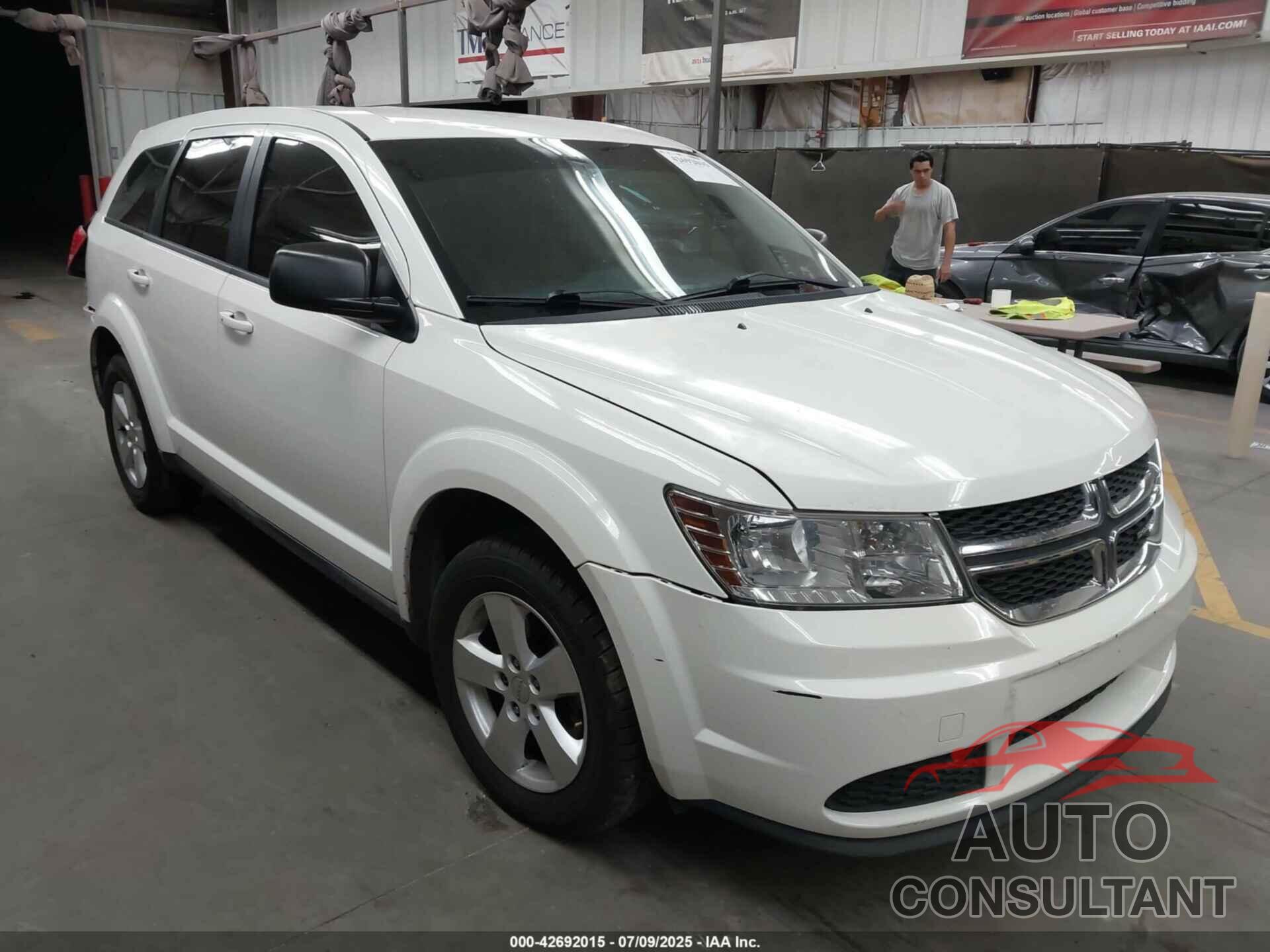 DODGE JOURNEY 2013 - 3C4PDCAB0DT530143