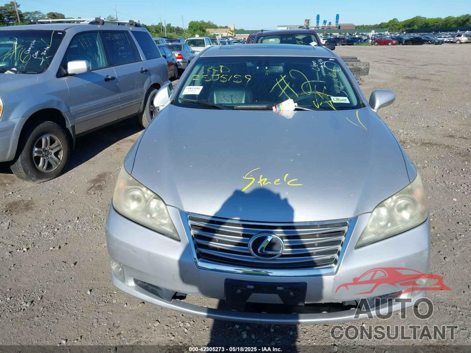 LEXUS ES 350 2012 - JTHBK1EG0C2482894