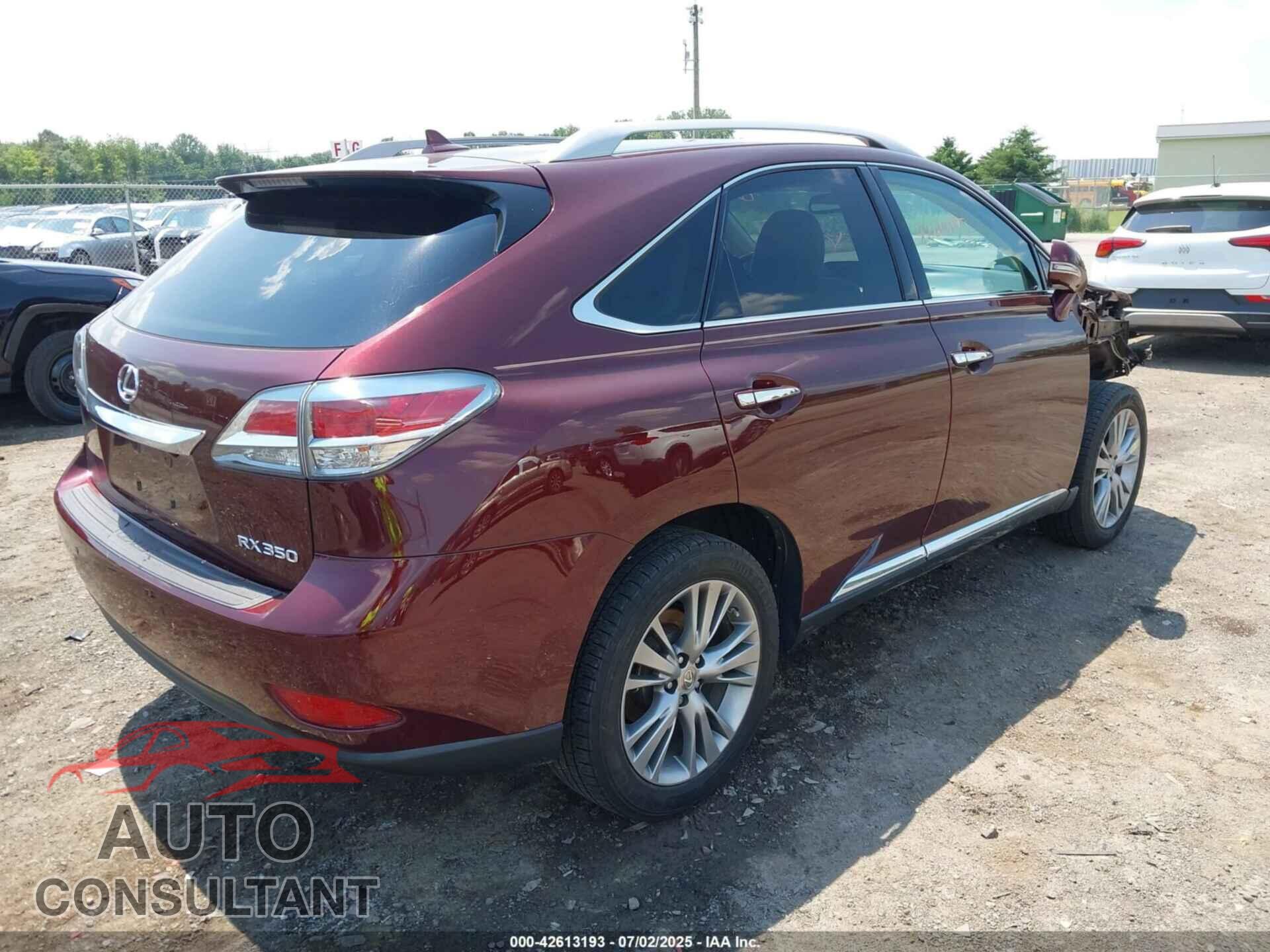 LEXUS RX 2013 - 2T2BK1BA0DC213021