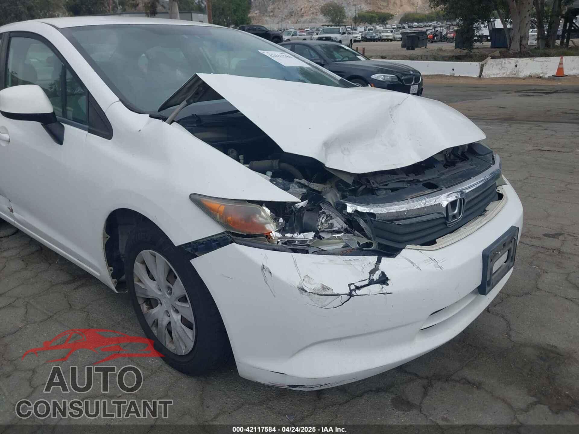 HONDA CIVIC 2012 - 2HGFB2F50CH558287