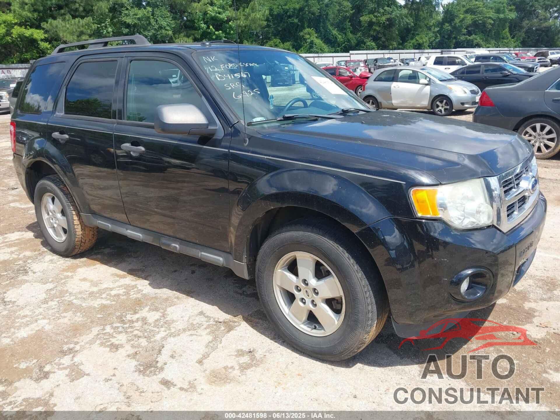 FORD ESCAPE 2012 - 1FMCU0DG2CKB41567