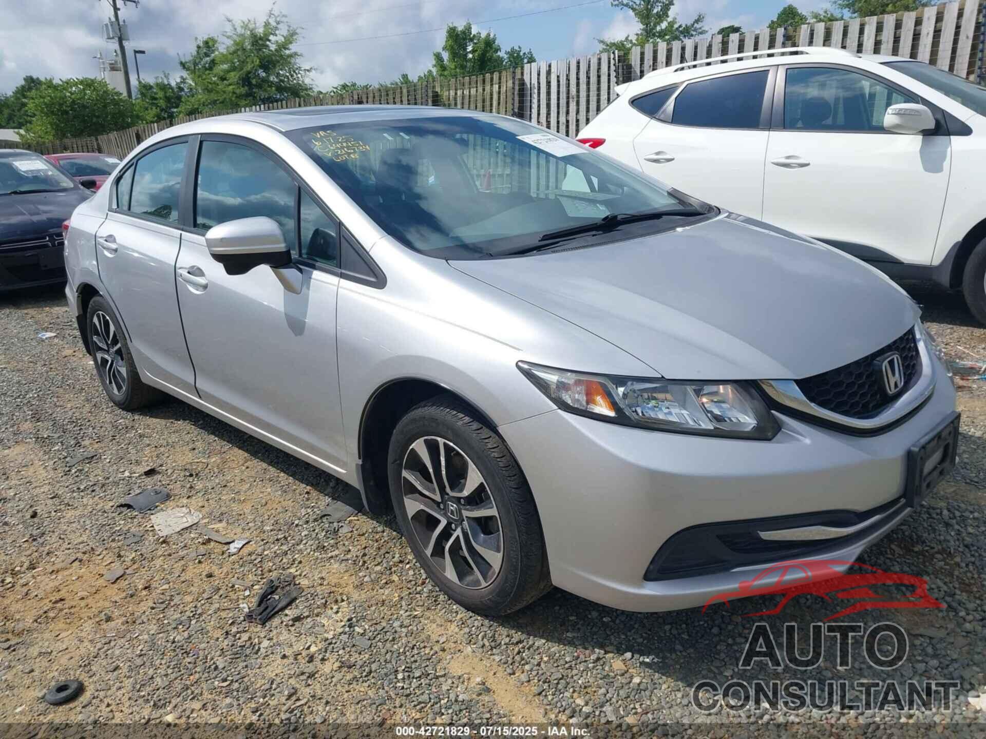 HONDA CIVIC 2015 - 19XFB2F89FE216734