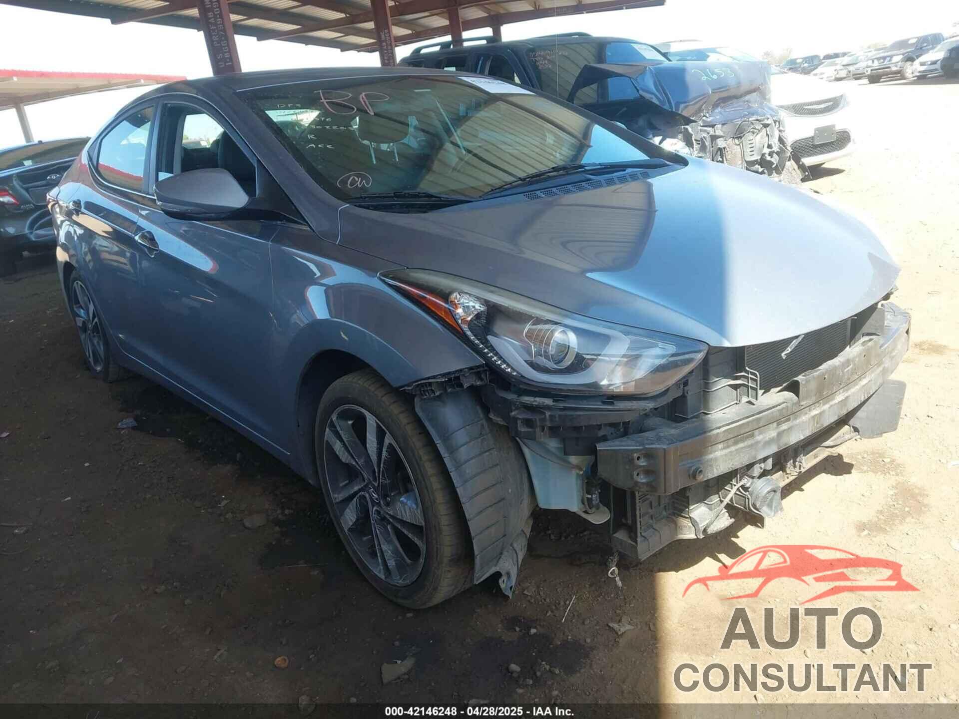 HYUNDAI ELANTRA 2014 - KMHDH4AE1EU153896
