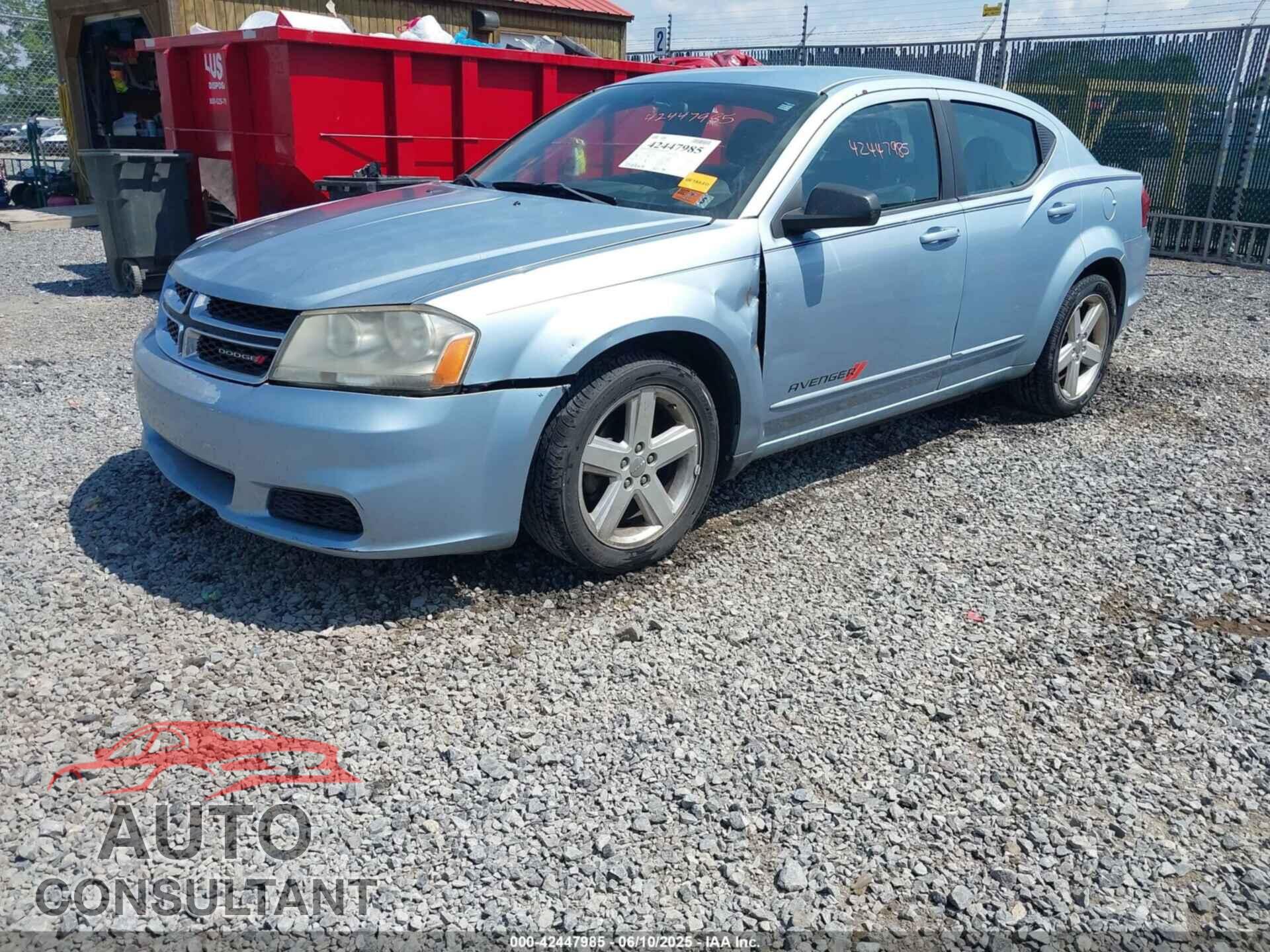 DODGE AVENGER 2013 - 1C3CDZAB3DN713008