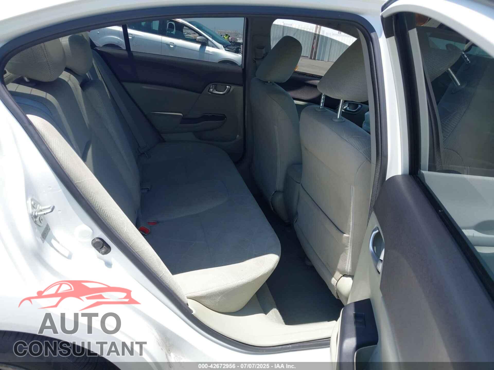 HONDA CIVIC 2012 - 2HGFB2F86CH310927