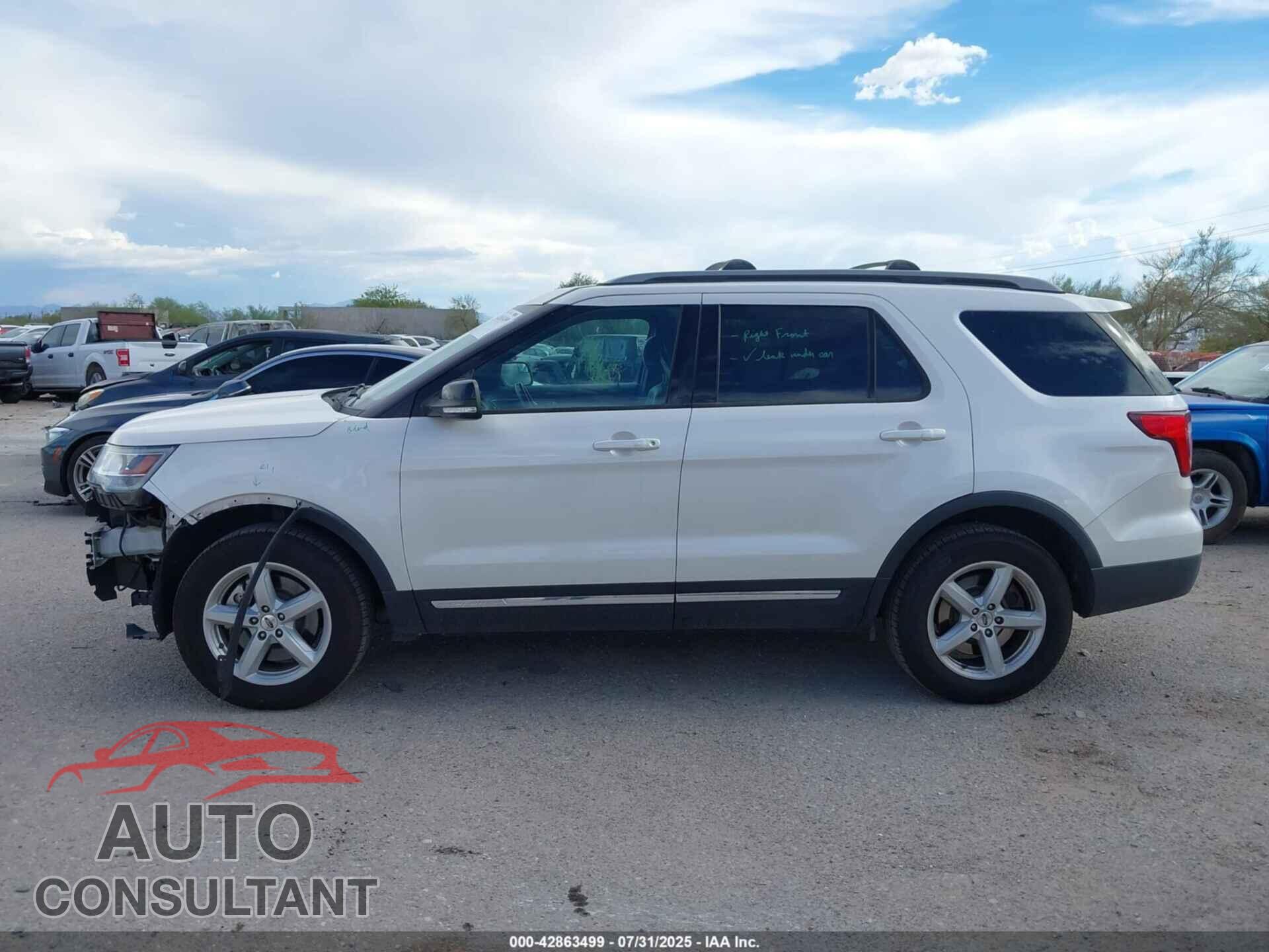 FORD EXPLORER 2017 - 1FM5K8D87HGC65446