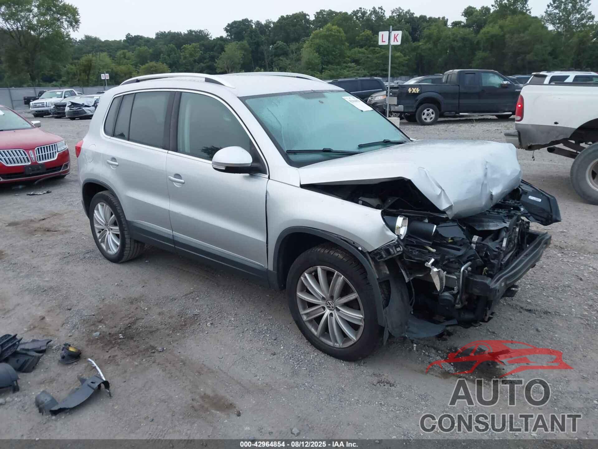VOLKSWAGEN TIGUAN 2013 - WVGBV7AXXDW510918