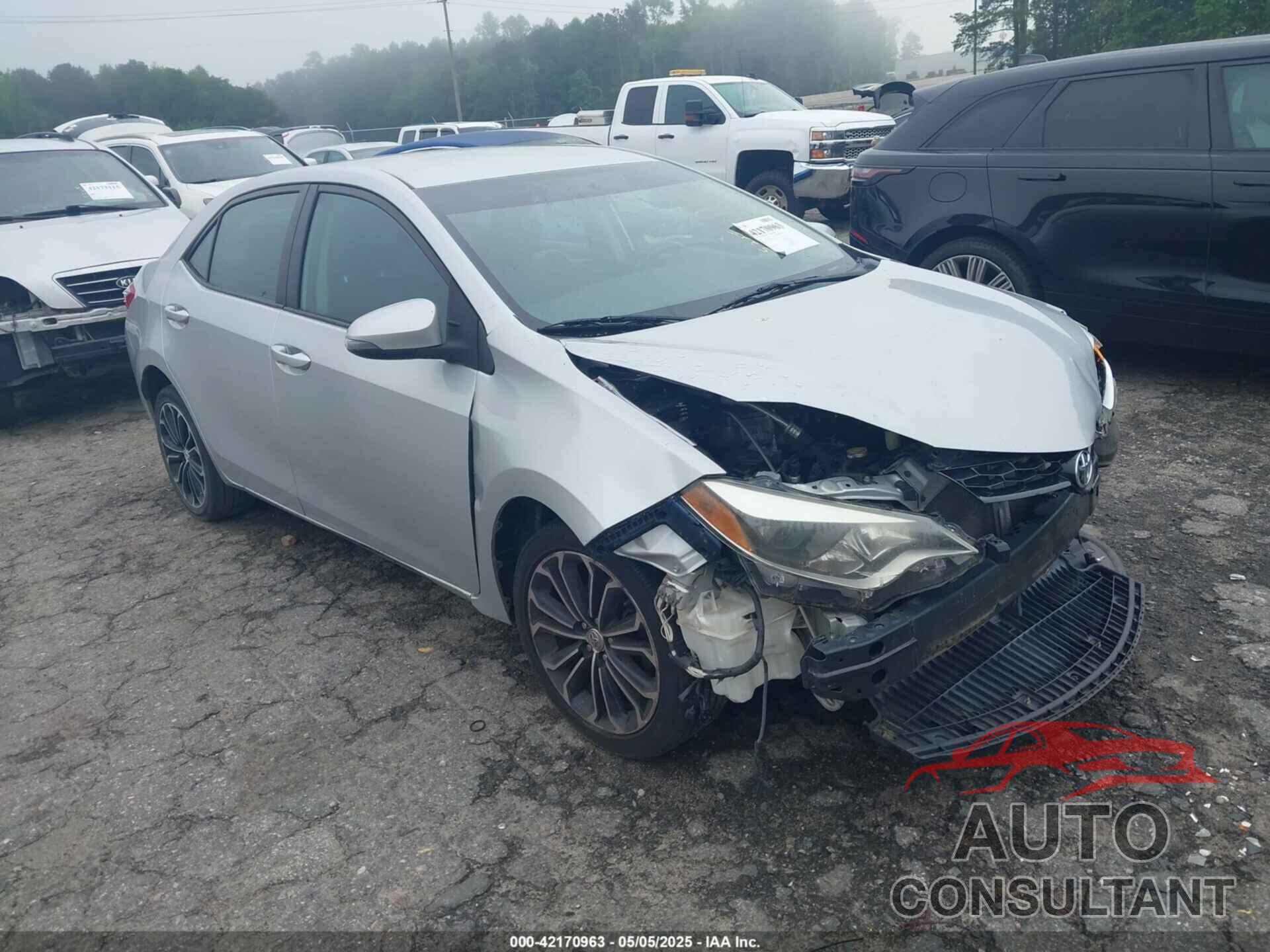 TOYOTA COROLLA 2015 - 5YFBURHE7FP304152