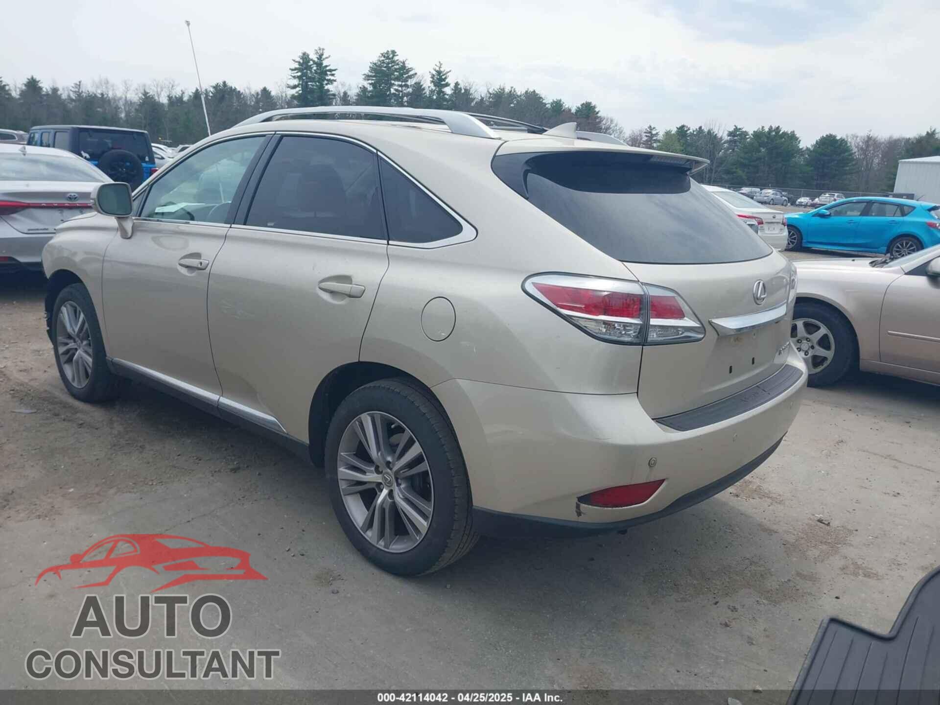 LEXUS RX 350 2015 - 2T2BK1BA8FC314861